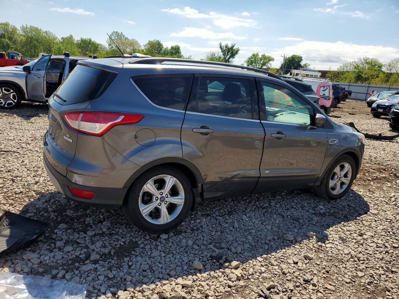 2014 Ford Escape Se Gray vin: 1FMCU0GX2EUC98776