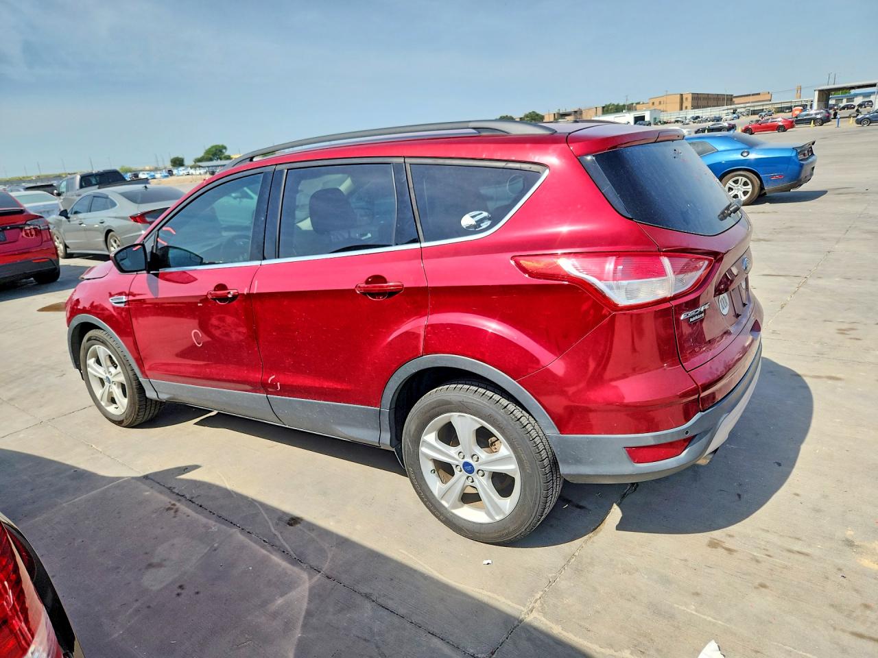 2014 Ford Escape Se Red vin: 1FMCU0GX2EUD08402