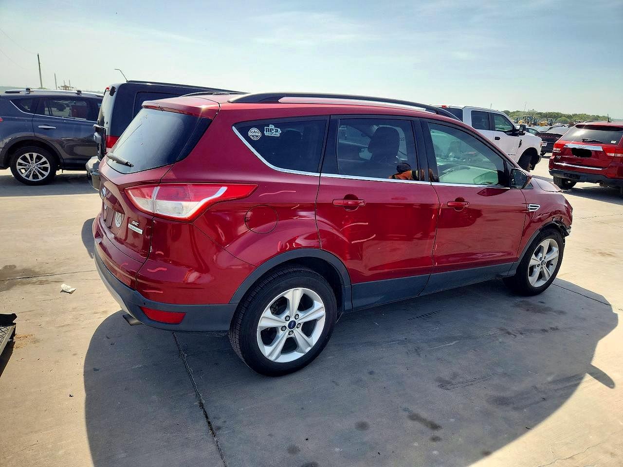 2014 Ford Escape Se Red vin: 1FMCU0GX2EUD08402