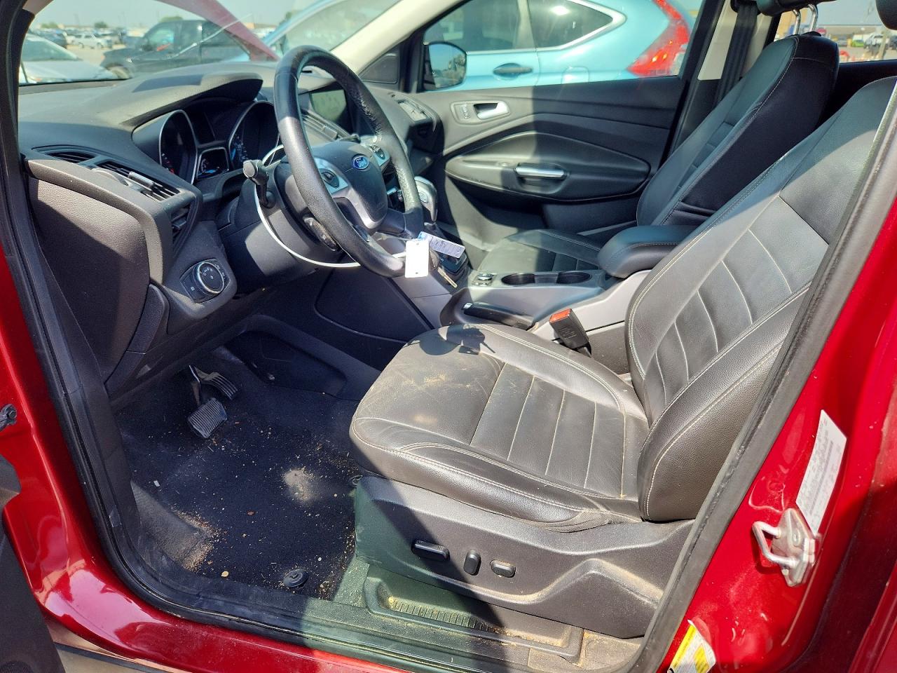 2014 Ford Escape Se Red vin: 1FMCU0GX2EUD08402
