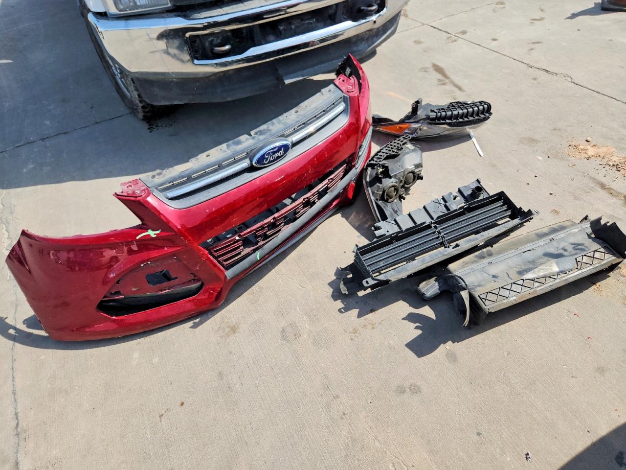 2014 Ford Escape Se Red vin: 1FMCU0GX2EUD08402
