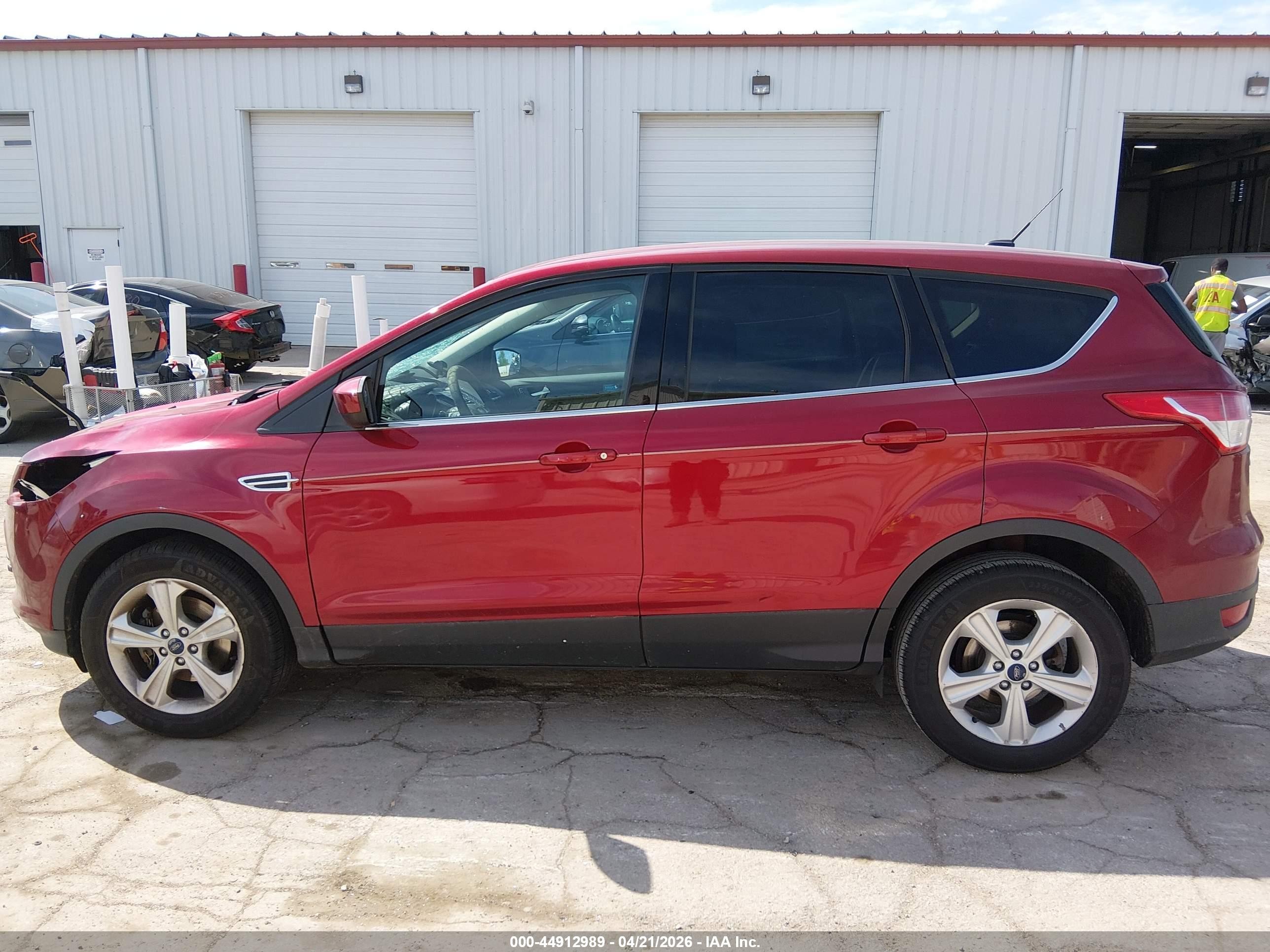 2014 Ford Escape Se Red vin: 1FMCU0GX2EUD24020