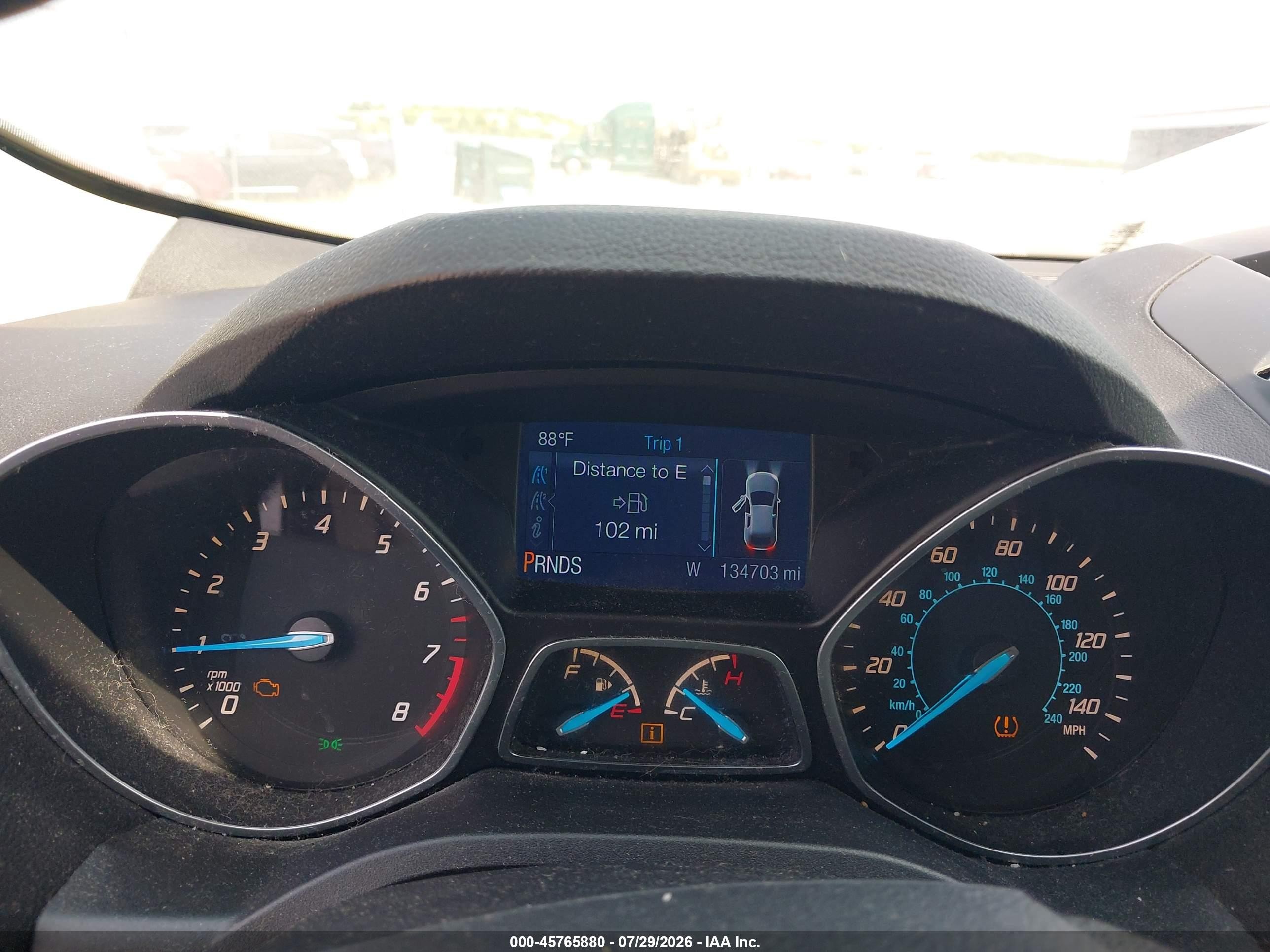 2014 Ford Escape Se White vin: 1FMCU0GX2EUD24633