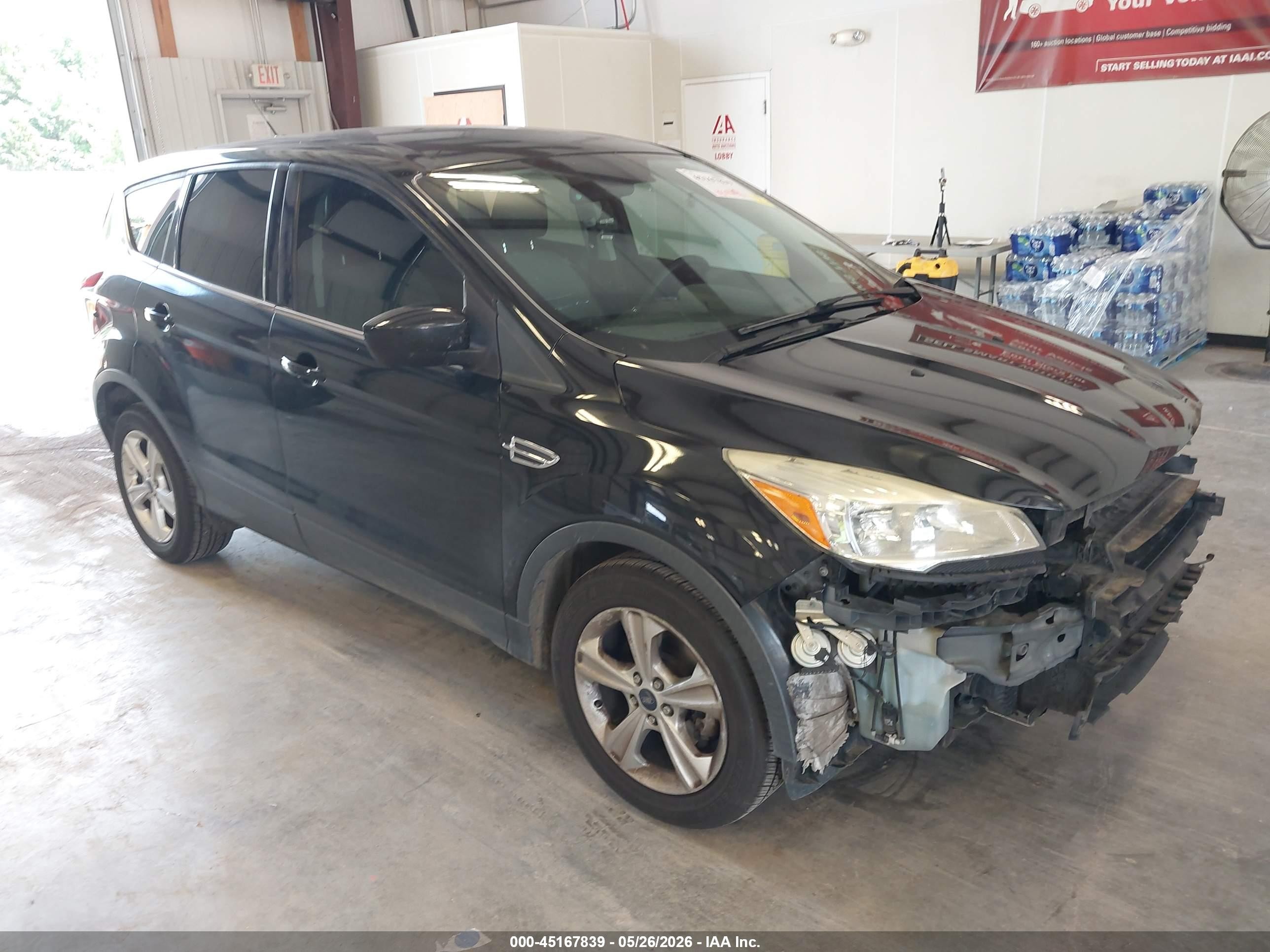 2014 Ford Escape Se Black vin: 1FMCU0GX2EUD29461