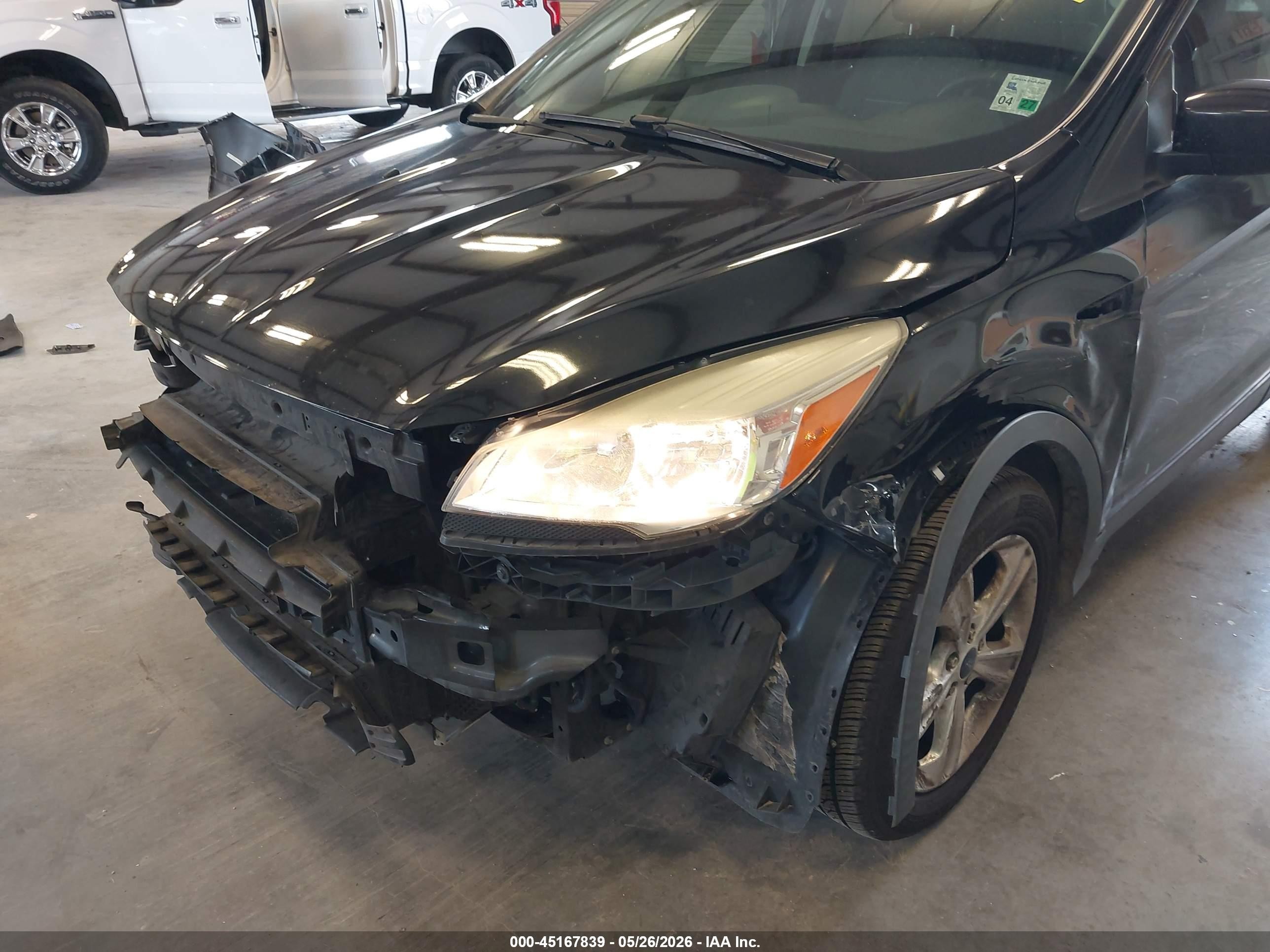 2014 Ford Escape Se Black vin: 1FMCU0GX2EUD29461