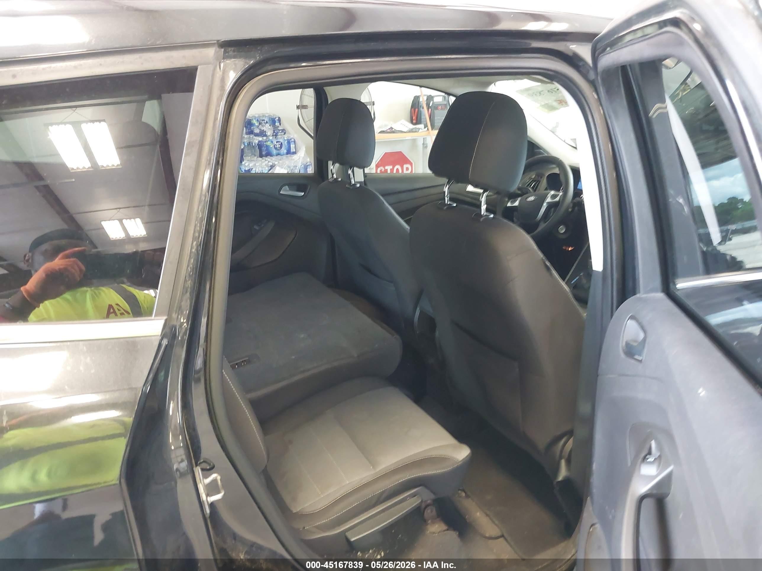 2014 Ford Escape Se Black vin: 1FMCU0GX2EUD29461