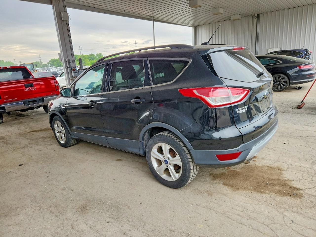 2014 Ford Escape Se Black vin: 1FMCU0GX2EUD29928