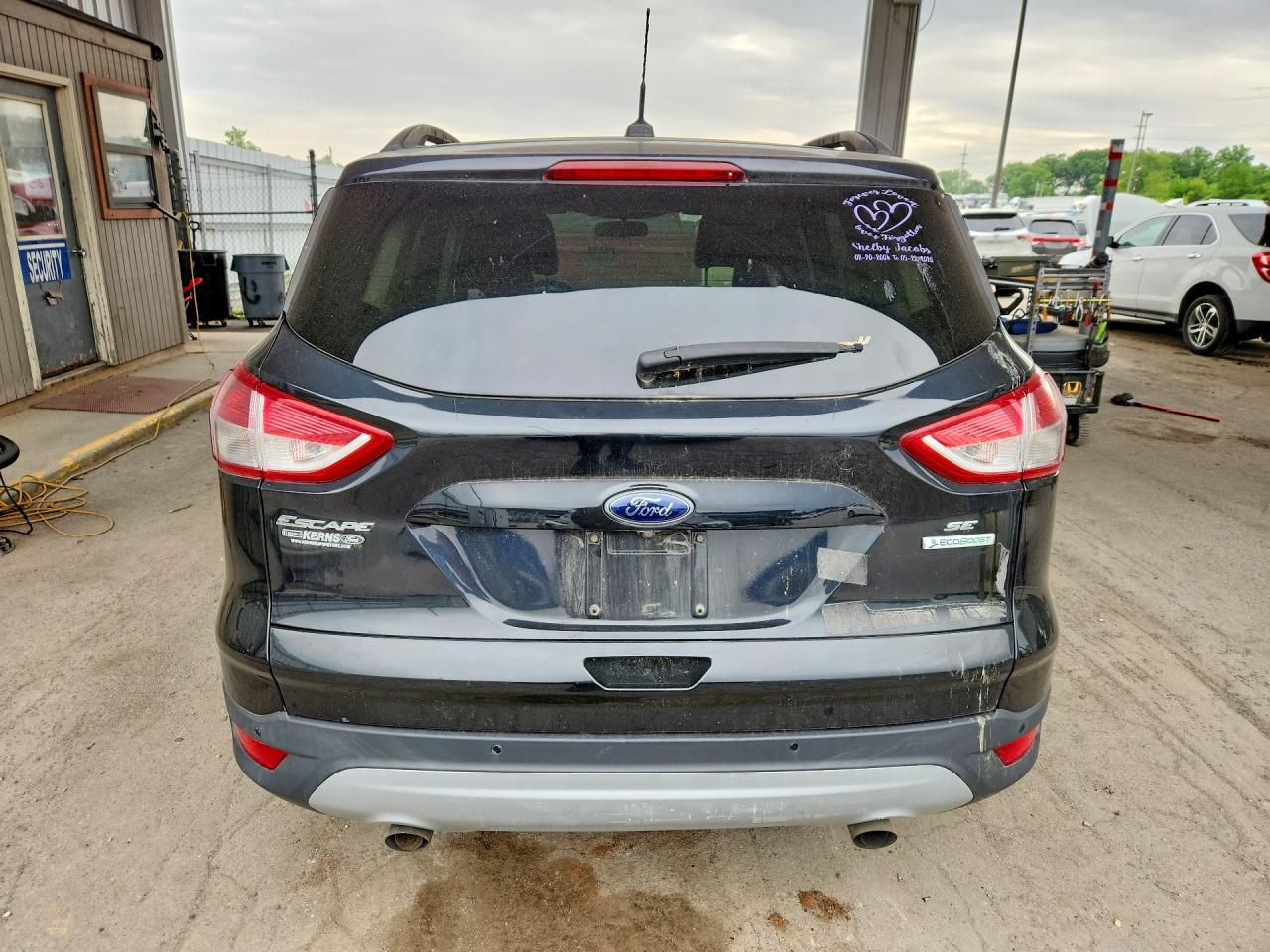 2014 Ford Escape Se Black vin: 1FMCU0GX2EUD29928