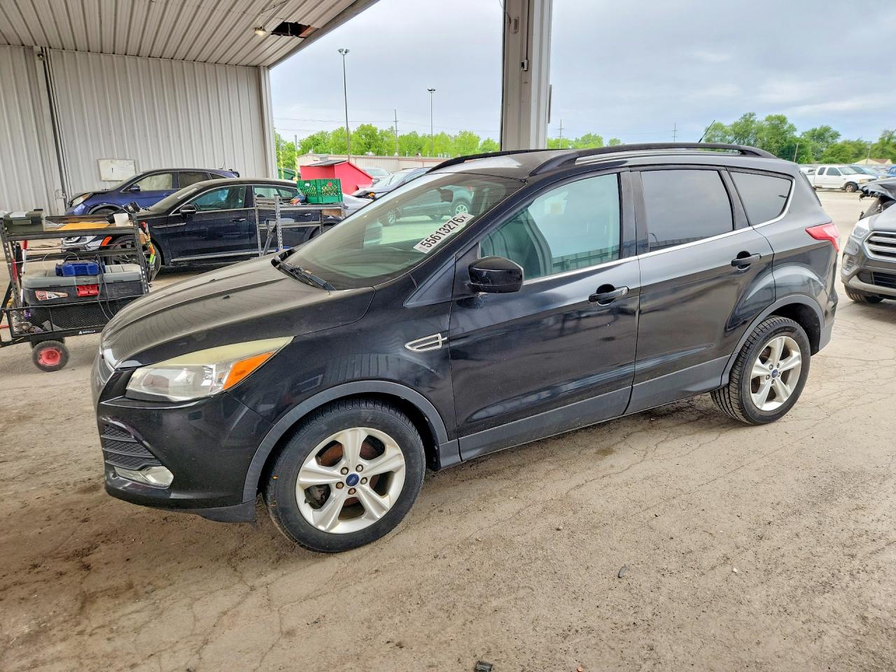 2014 Ford Escape Se Black vin: 1FMCU0GX2EUD29928