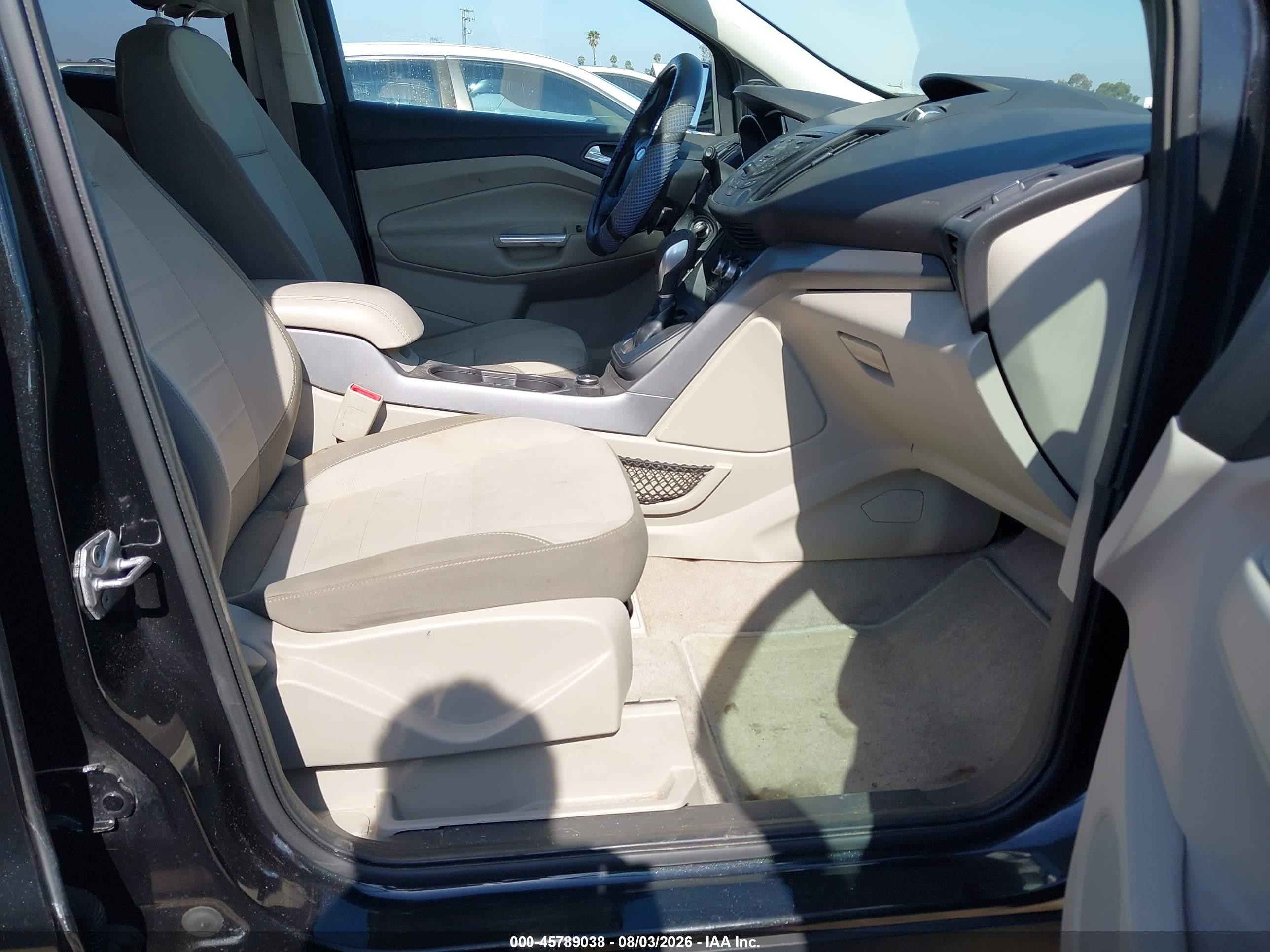 2014 Ford Escape Se Black vin: 1FMCU0GX2EUD65974