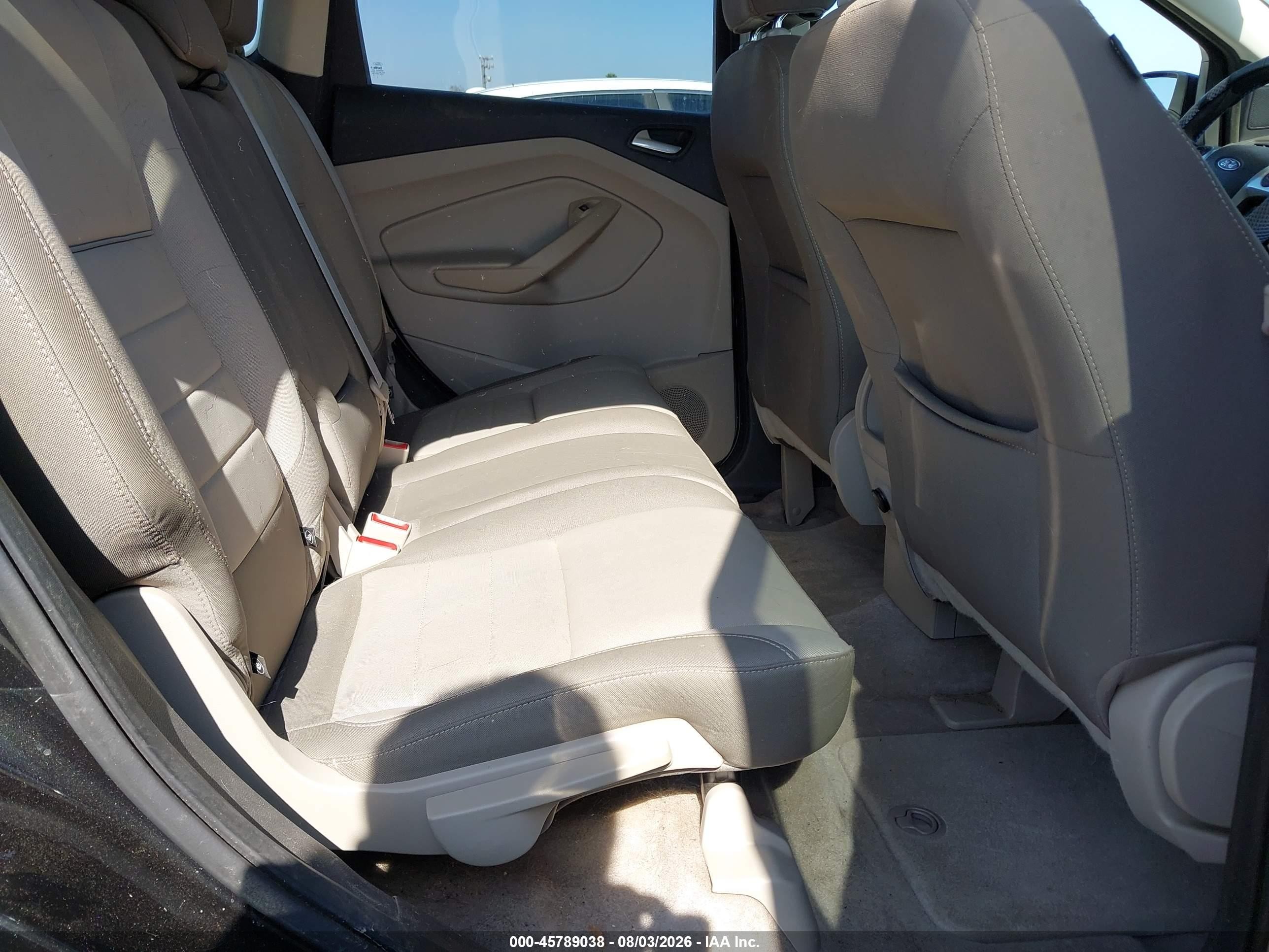 2014 Ford Escape Se Black vin: 1FMCU0GX2EUD65974