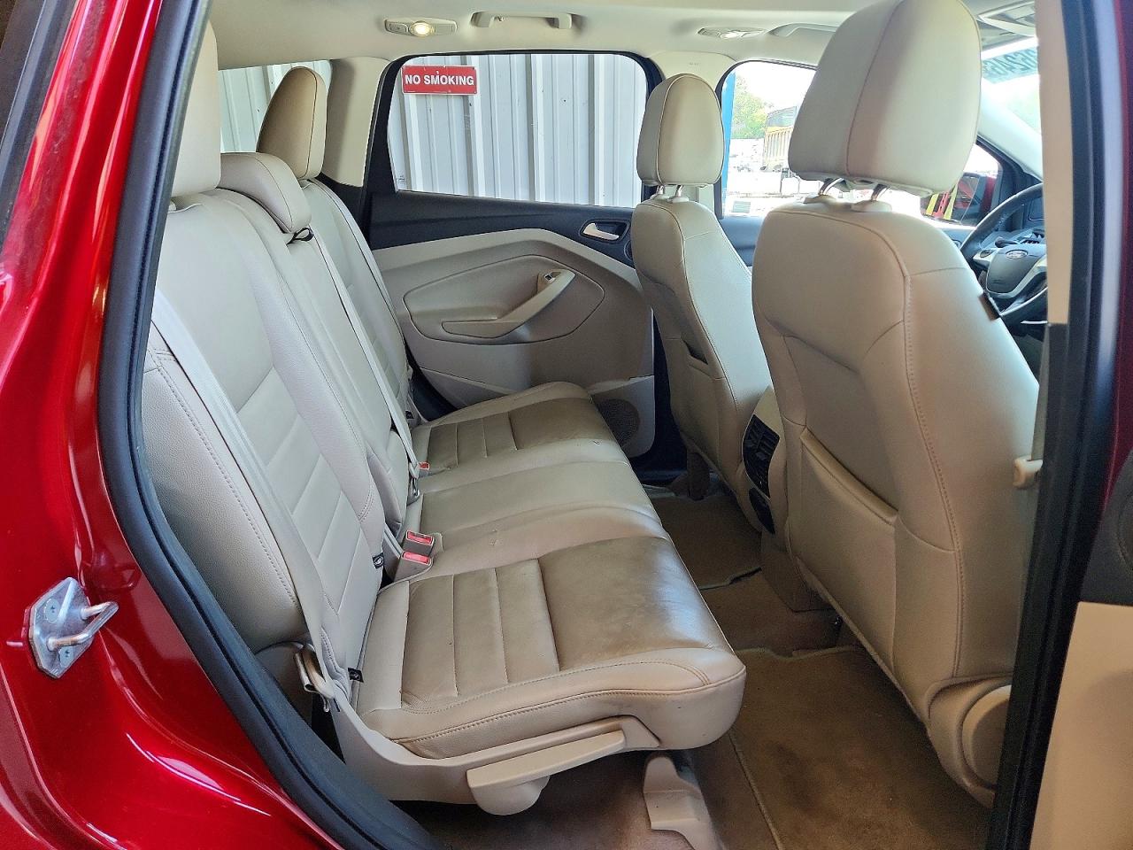 2014 Ford Escape Se Red vin: 1FMCU0GX2EUD69846