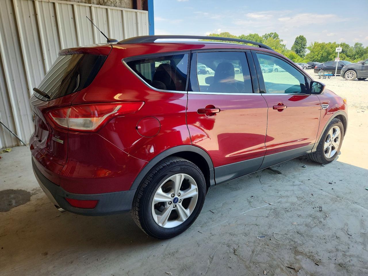 2014 Ford Escape Se Red vin: 1FMCU0GX2EUD69846