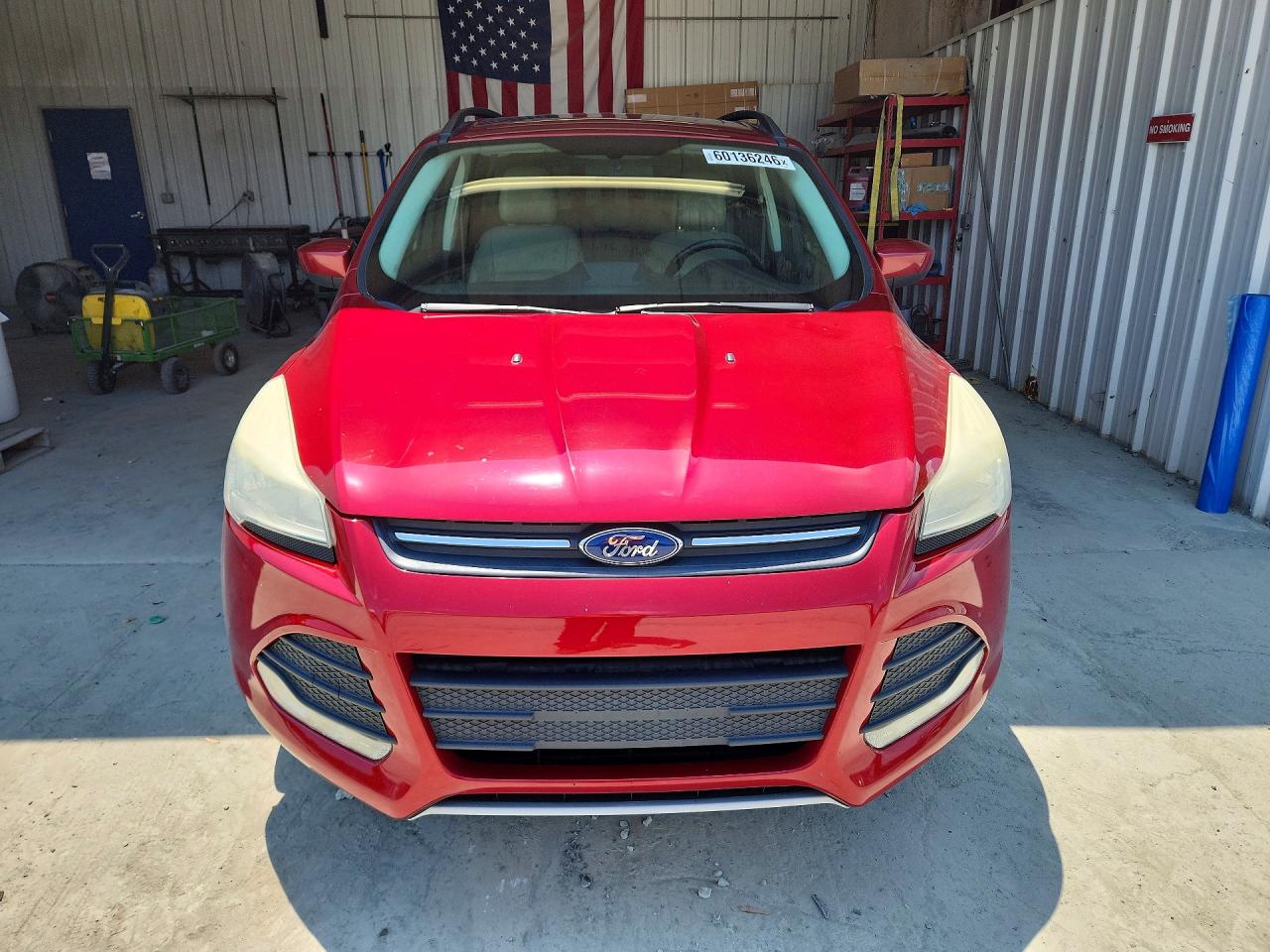 2014 Ford Escape Se Red vin: 1FMCU0GX2EUD69846