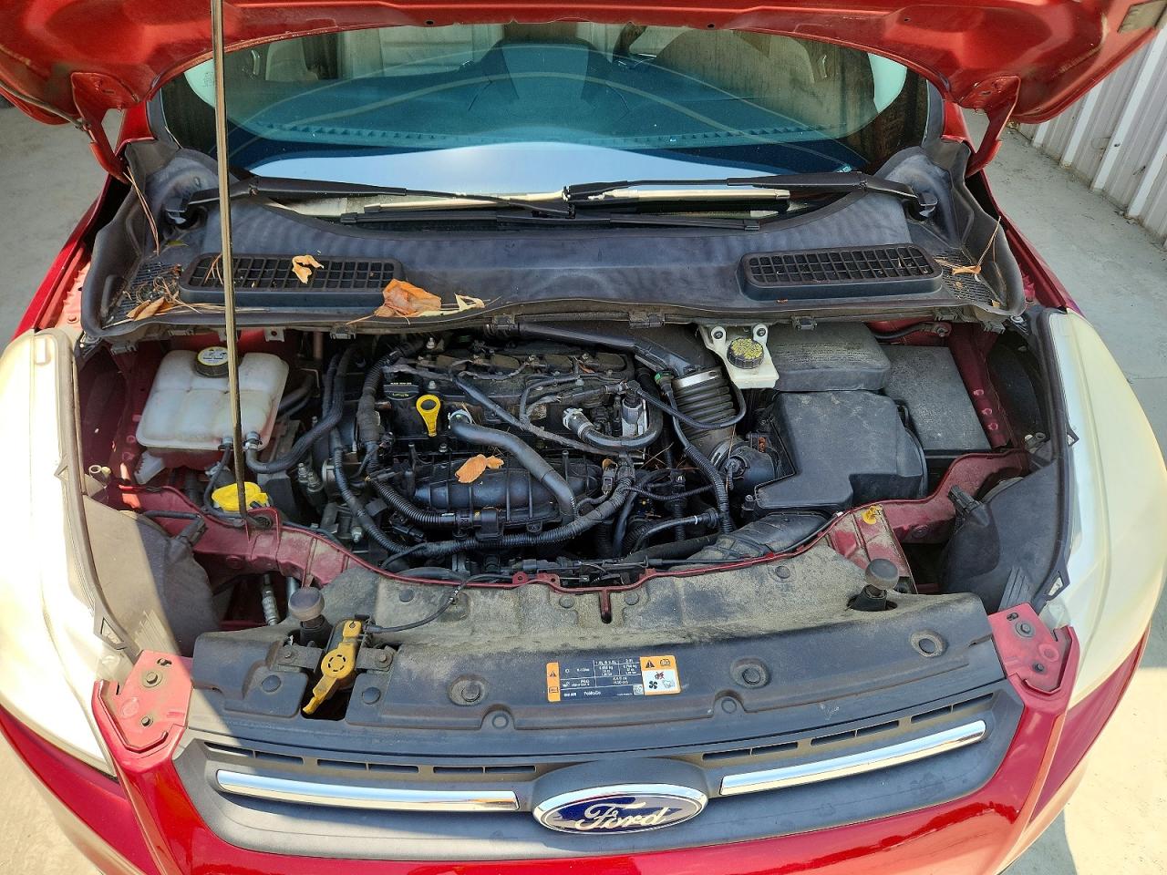2014 Ford Escape Se Red vin: 1FMCU0GX2EUD69846