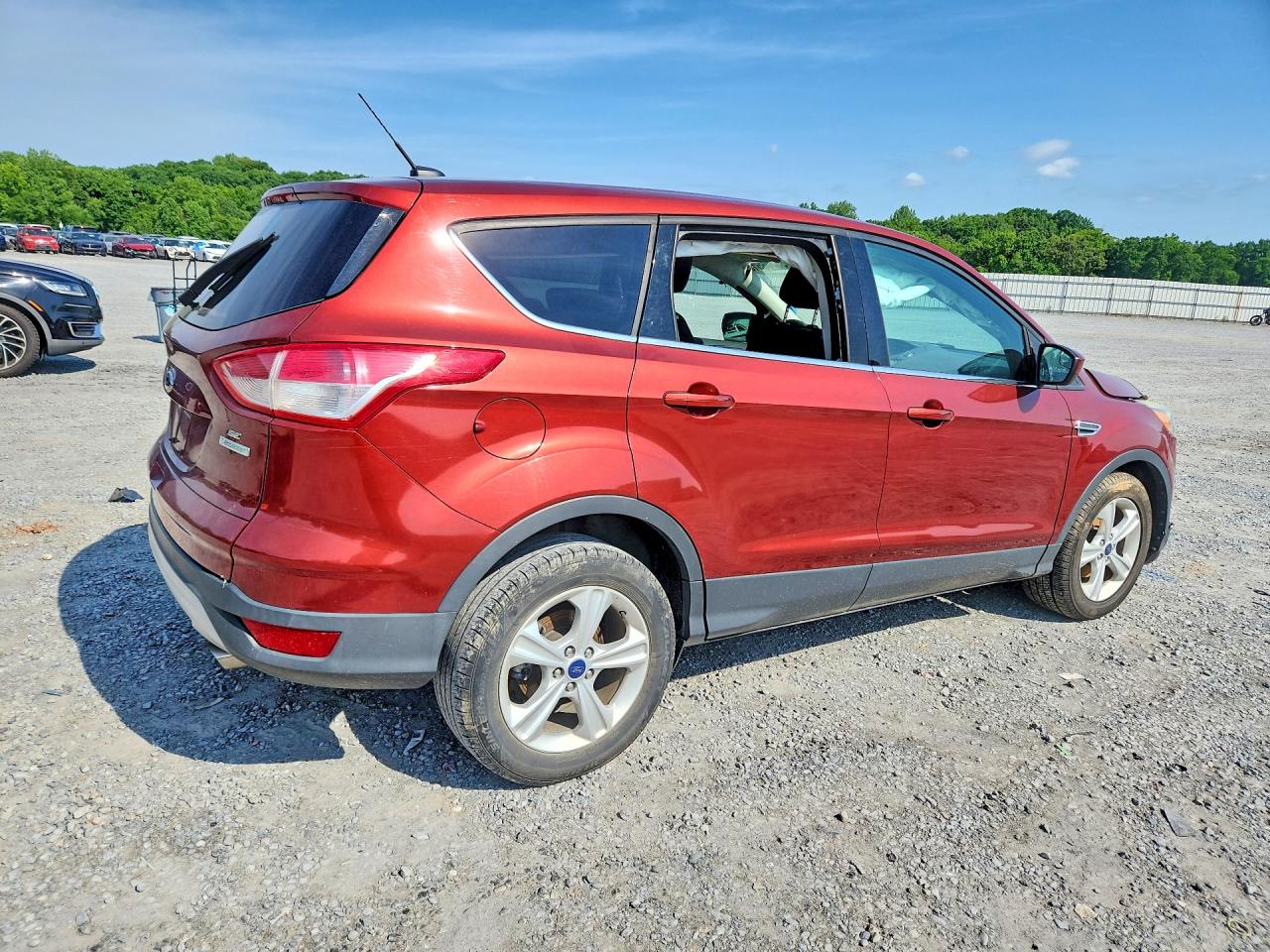 2014 Ford Escape Se Red vin: 1FMCU0GX2EUD70222