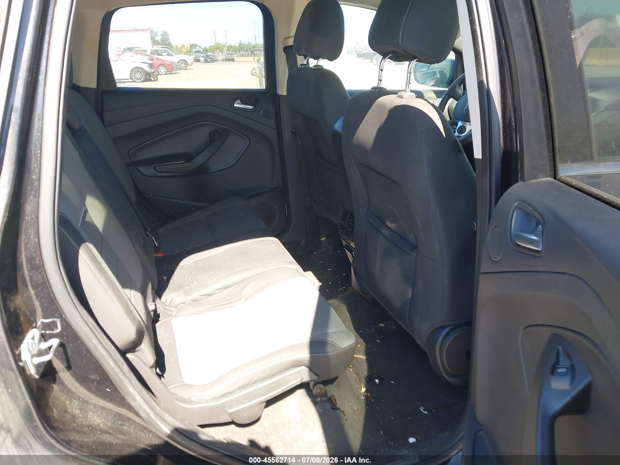 2014 Ford Escape Se Black vin: 1FMCU0GX2EUD76313