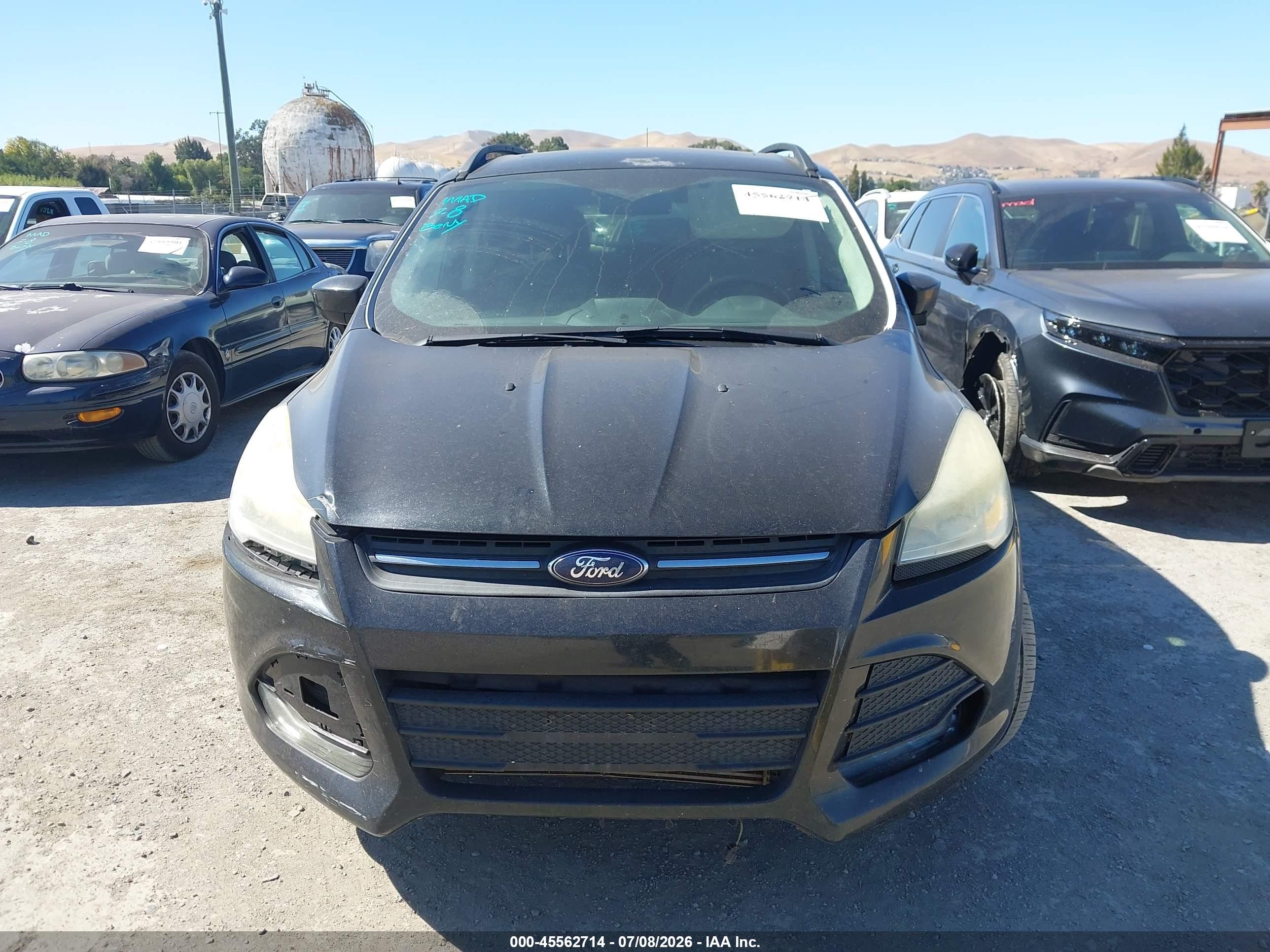 2014 Ford Escape Se Black vin: 1FMCU0GX2EUD76313