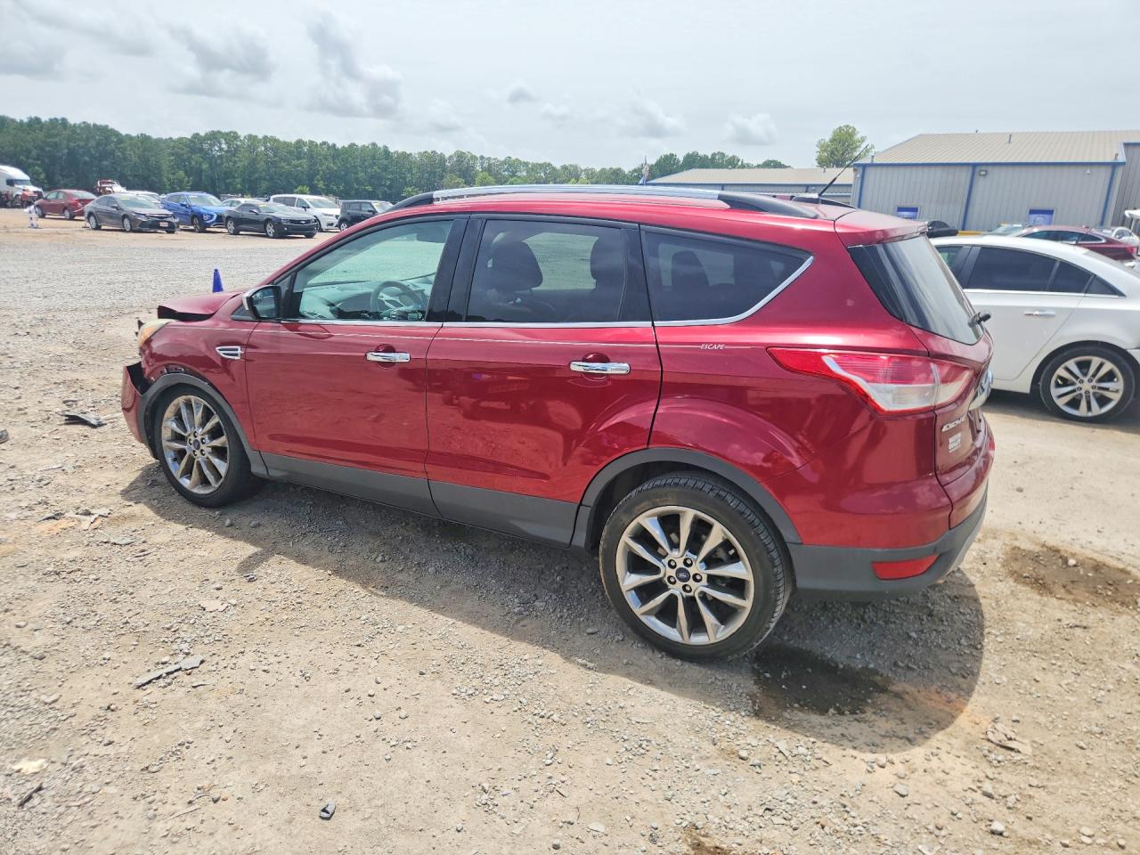 2014 Ford Escape Se Red vin: 1FMCU0GX2EUD80216