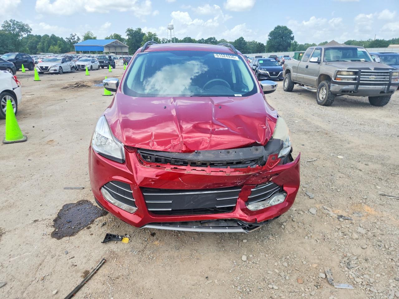 2014 Ford Escape Se Red vin: 1FMCU0GX2EUD80216