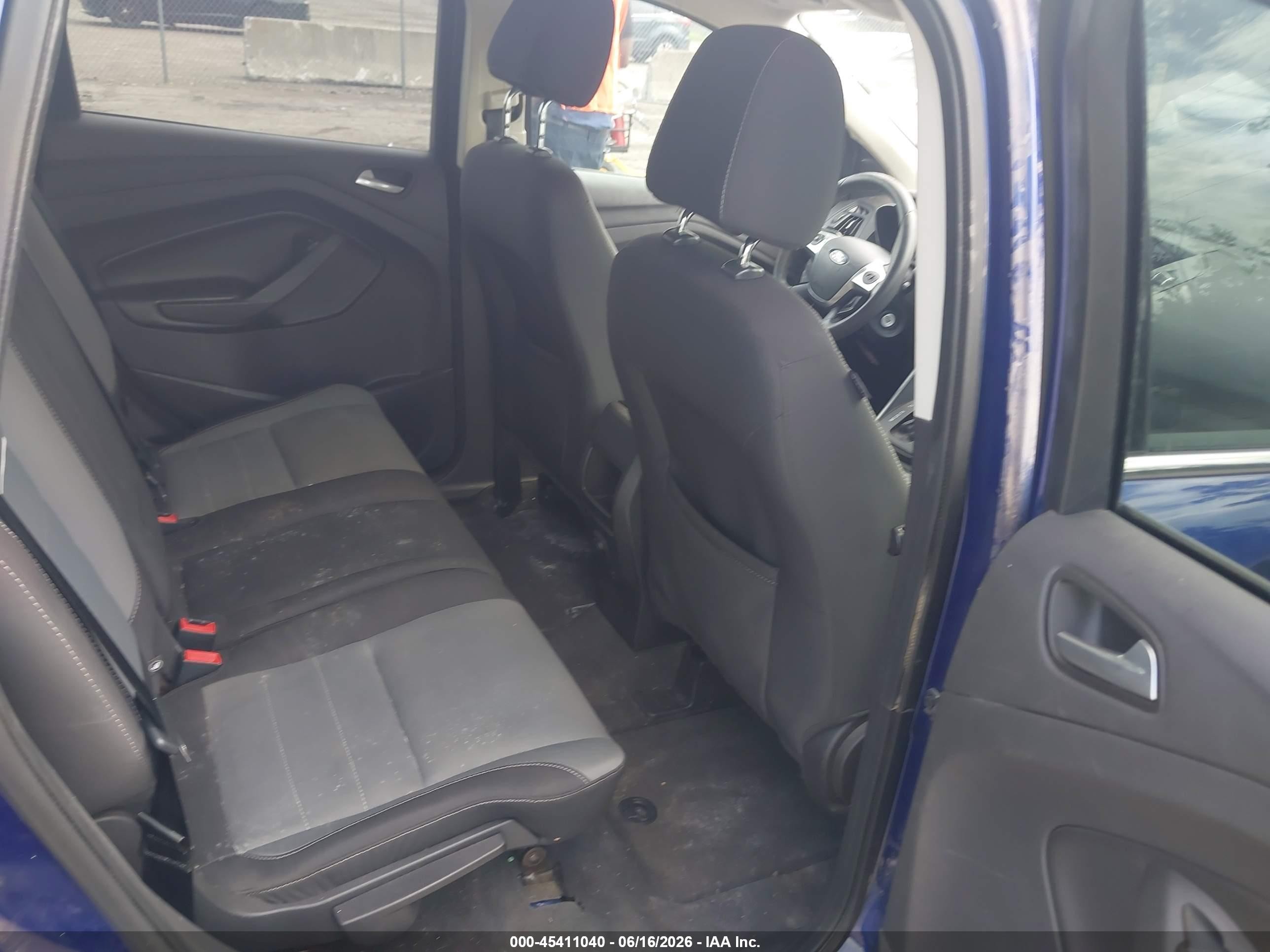 2014 Ford Escape Se Blue vin: 1FMCU0GX2EUE12520