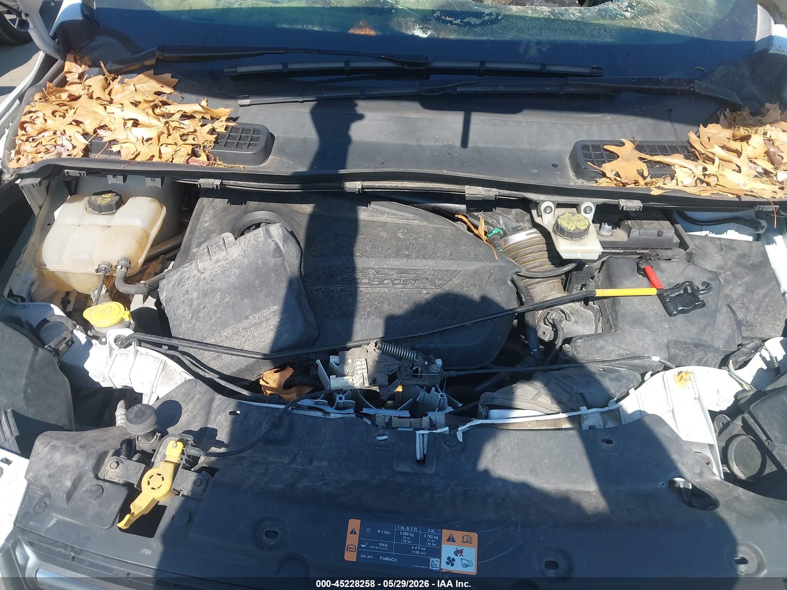 2014 Ford Escape Se White vin: 1FMCU0GX2EUE37403