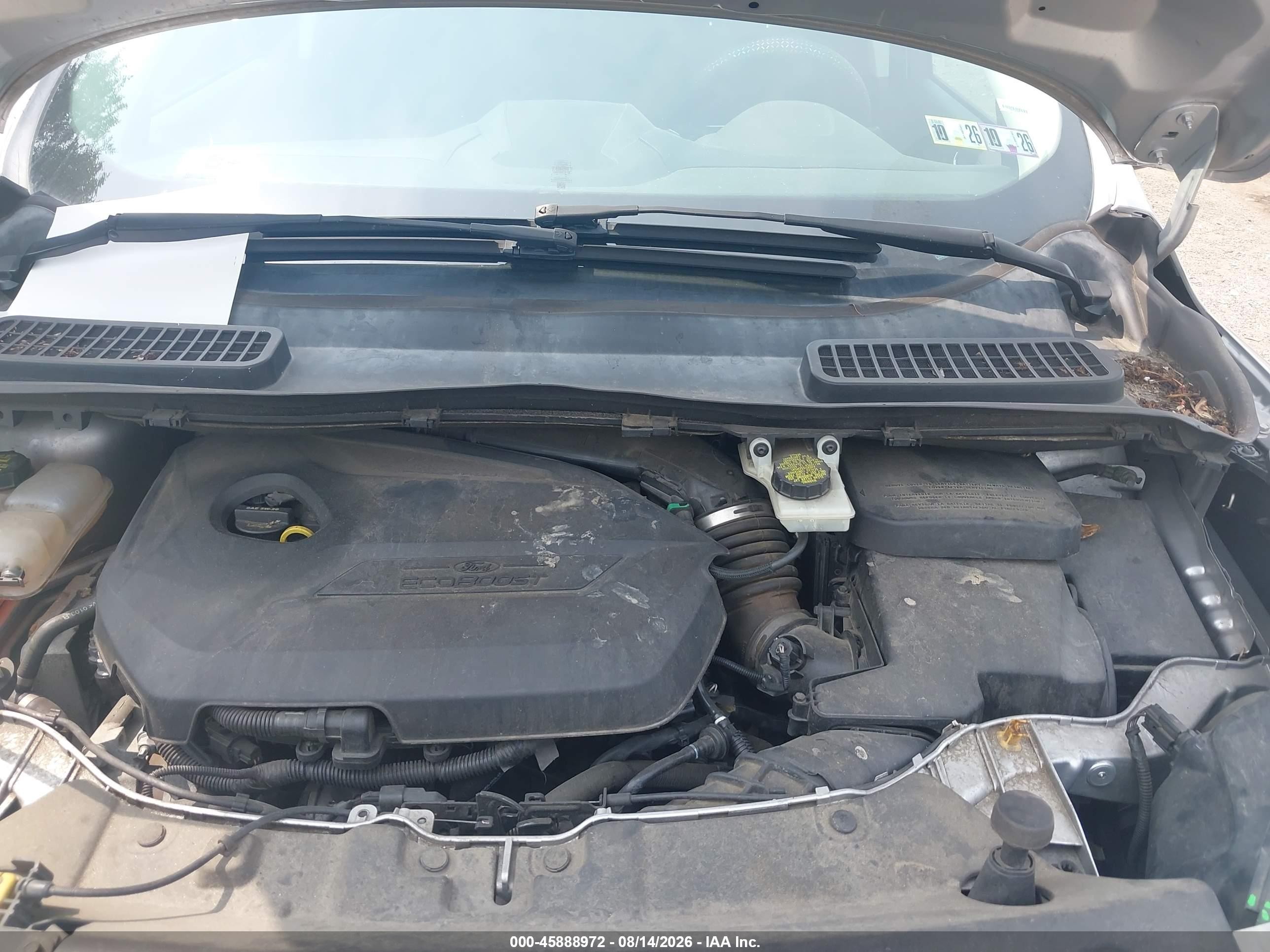 2015 Ford Escape Se Серебряный vin: 1FMCU0GX2FUA35642