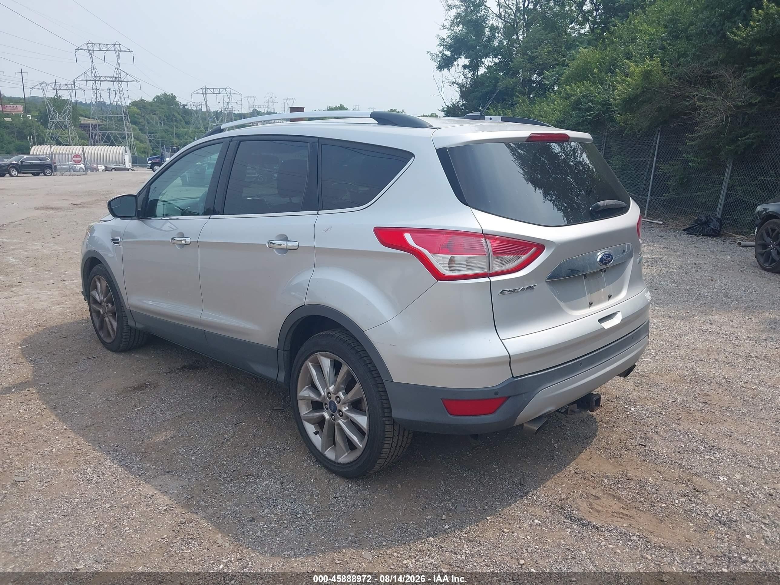 2015 Ford Escape Se Серебряный vin: 1FMCU0GX2FUA35642
