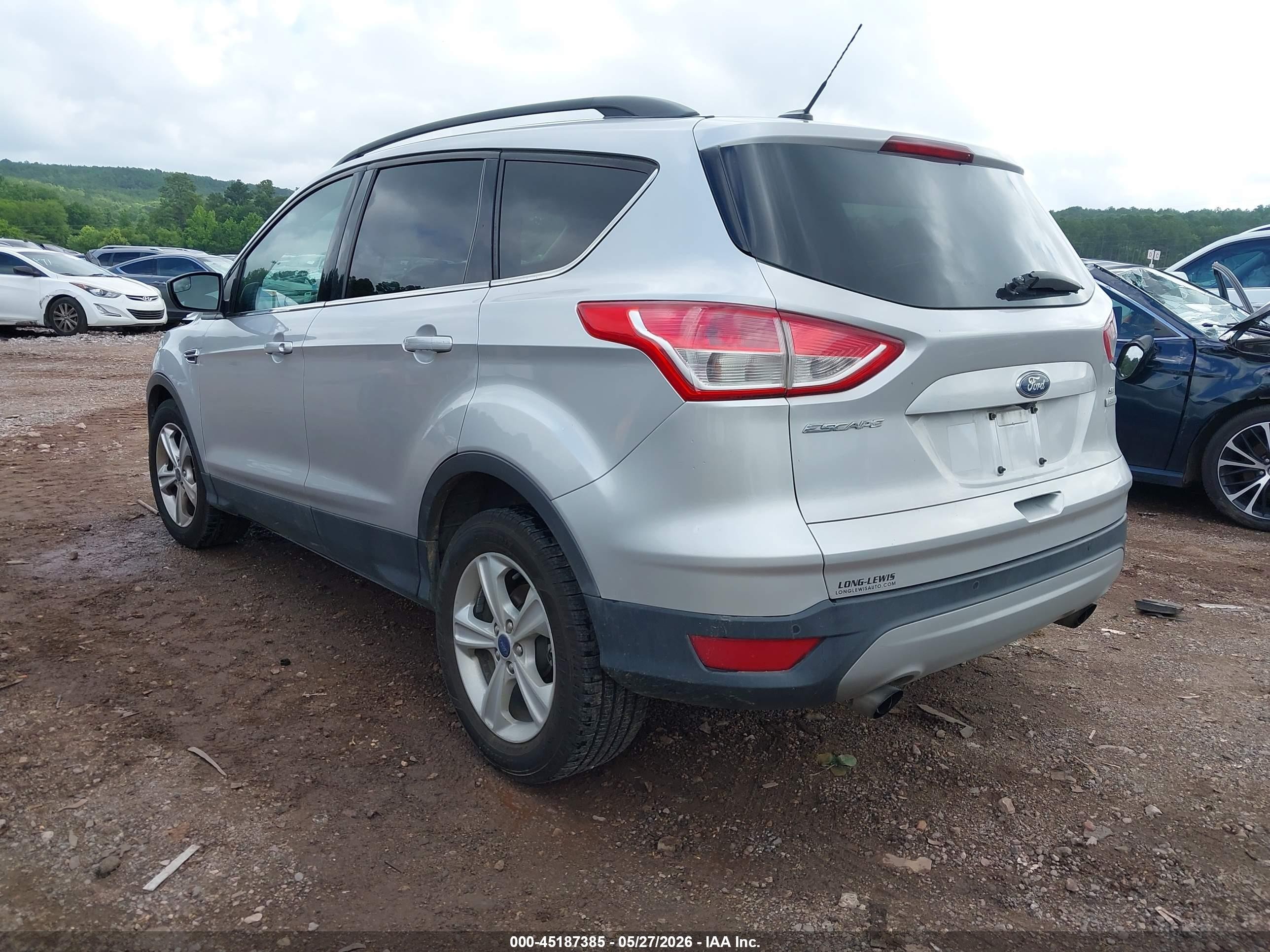 2015 Ford Escape Se Silver vin: 1FMCU0GX2FUA56930