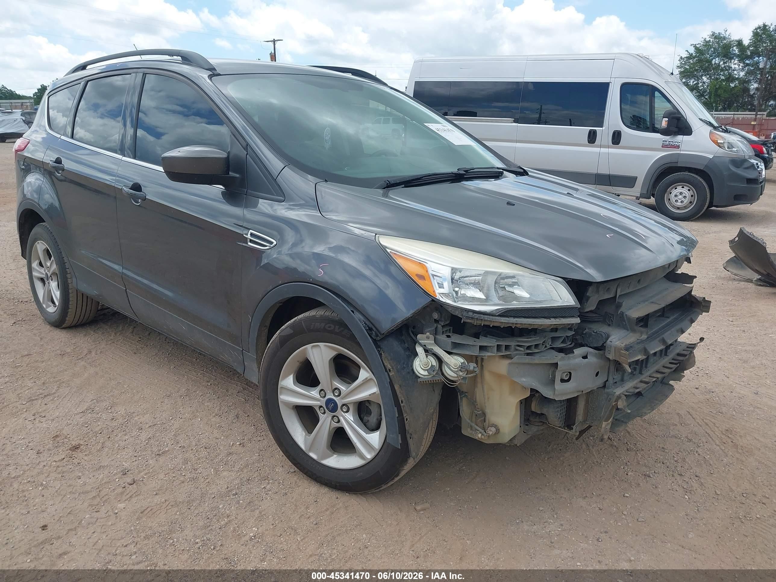 2015 Ford Escape Se Gray vin: 1FMCU0GX2FUA61044