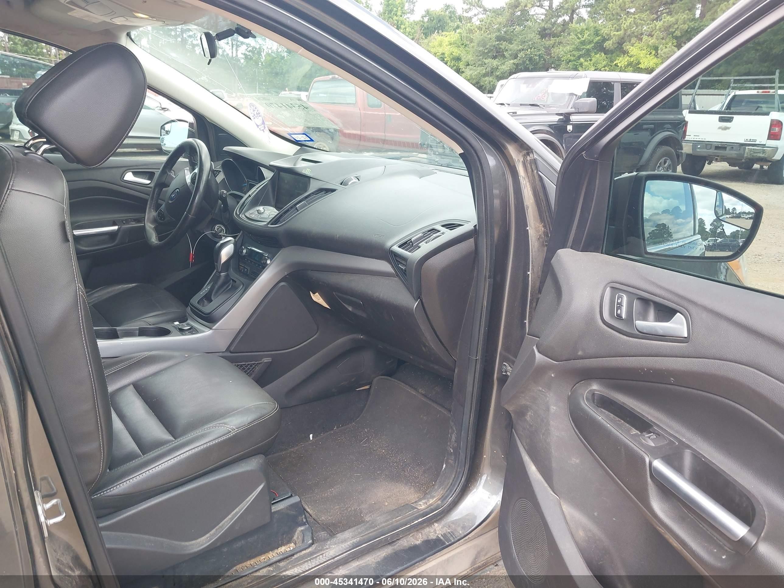 2015 Ford Escape Se Gray vin: 1FMCU0GX2FUA61044