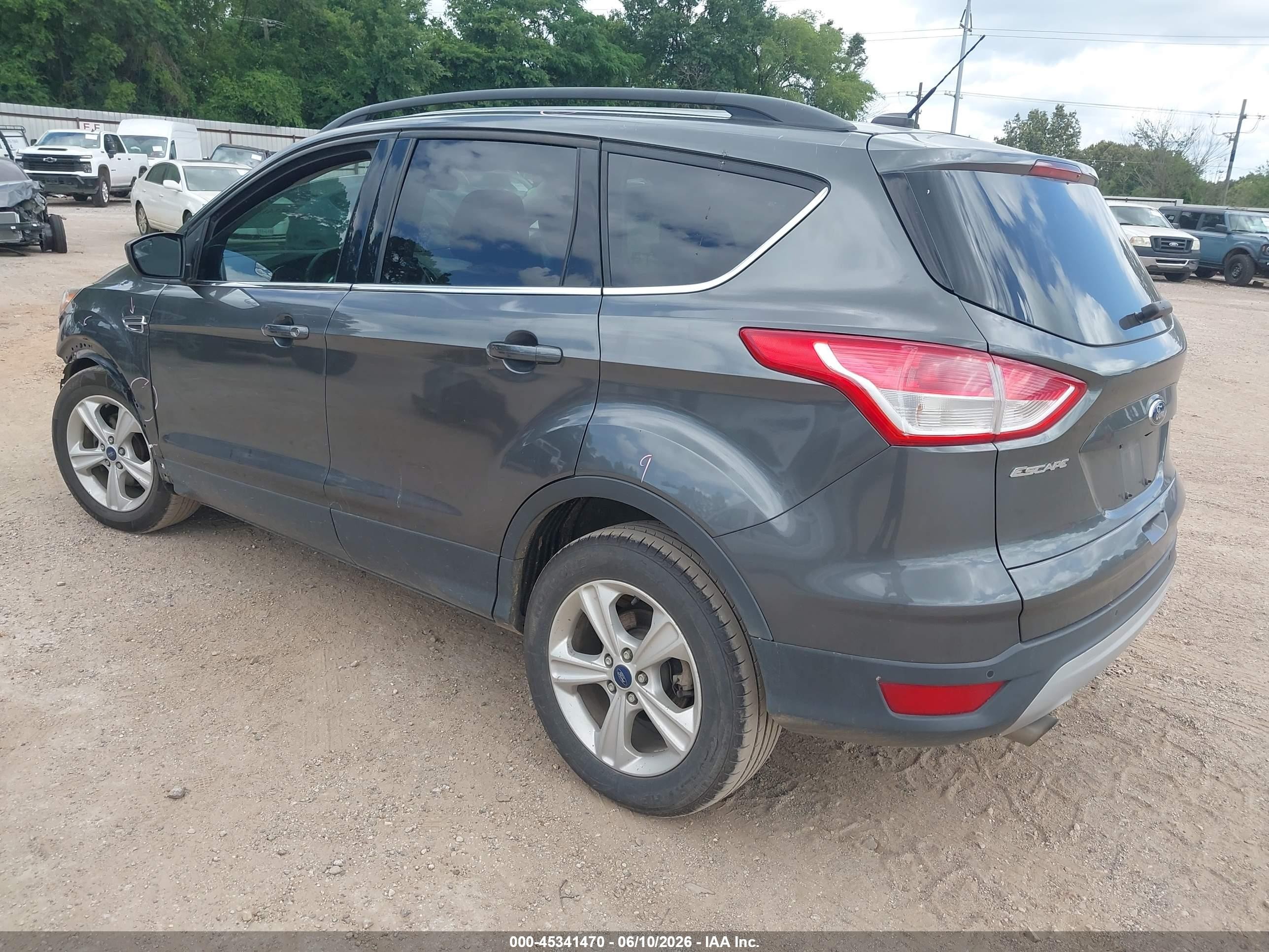 2015 Ford Escape Se Gray vin: 1FMCU0GX2FUA61044