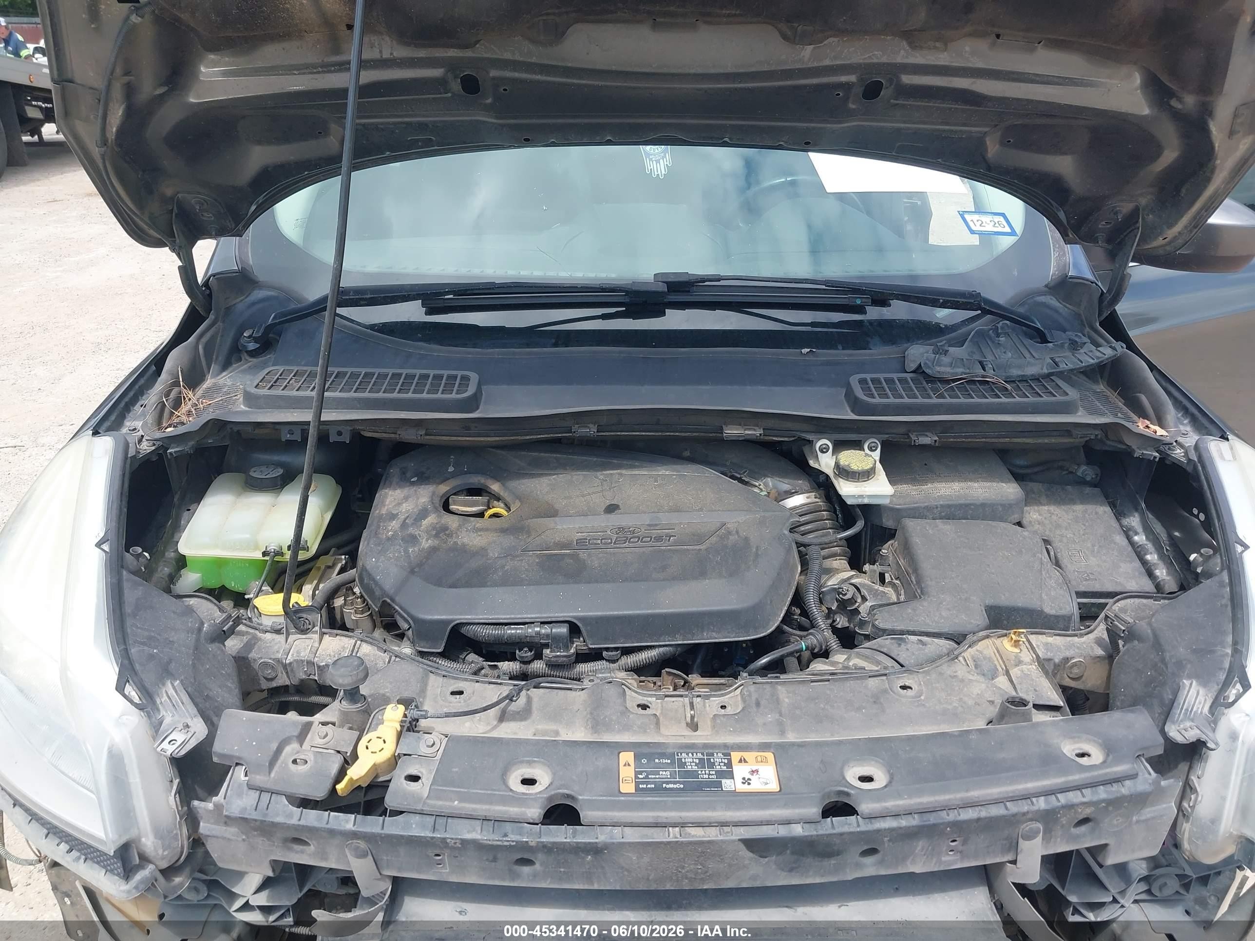2015 Ford Escape Se Gray vin: 1FMCU0GX2FUA61044