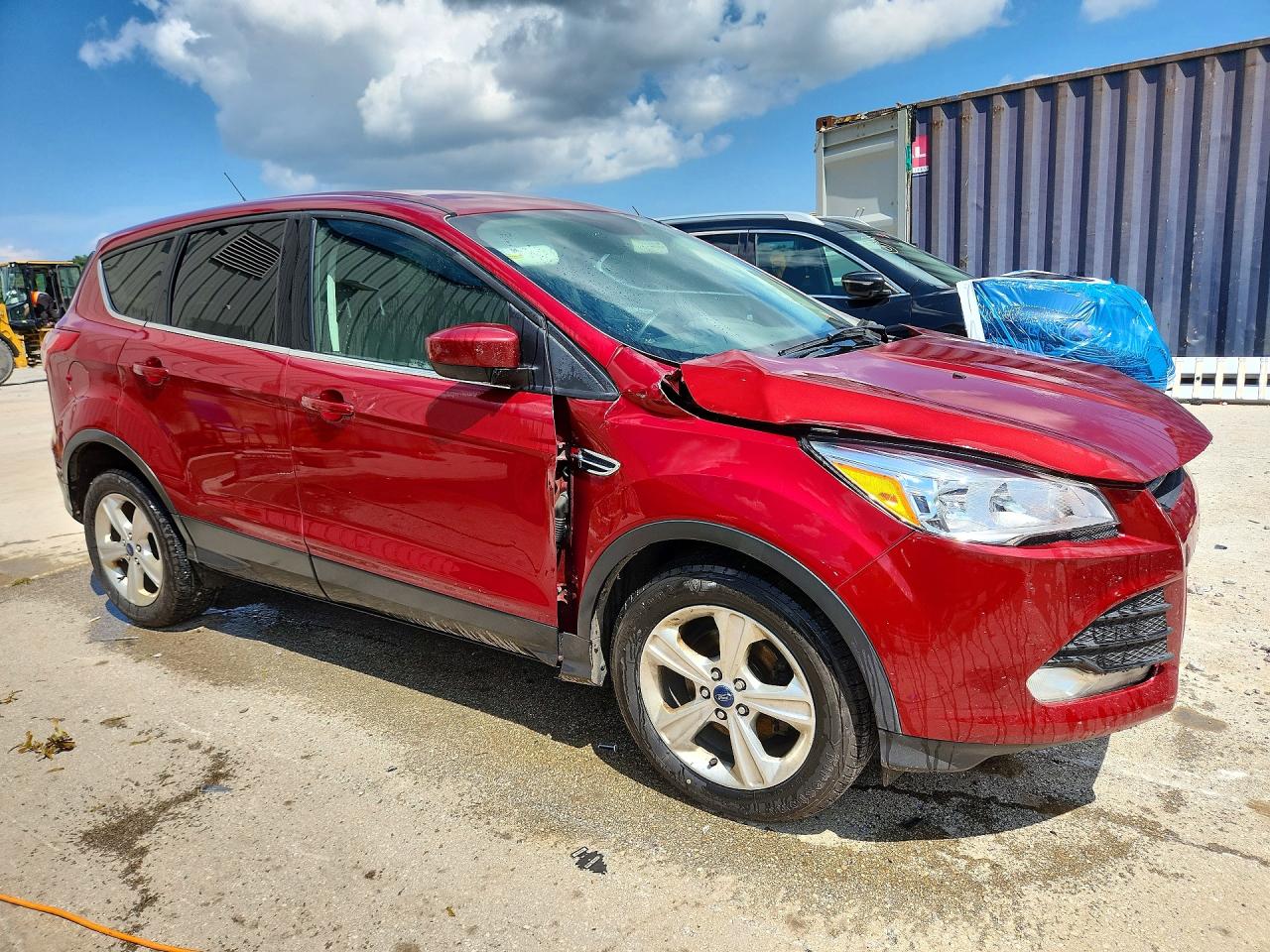 2015 Ford Escape Se Red vin: 1FMCU0GX2FUB28466