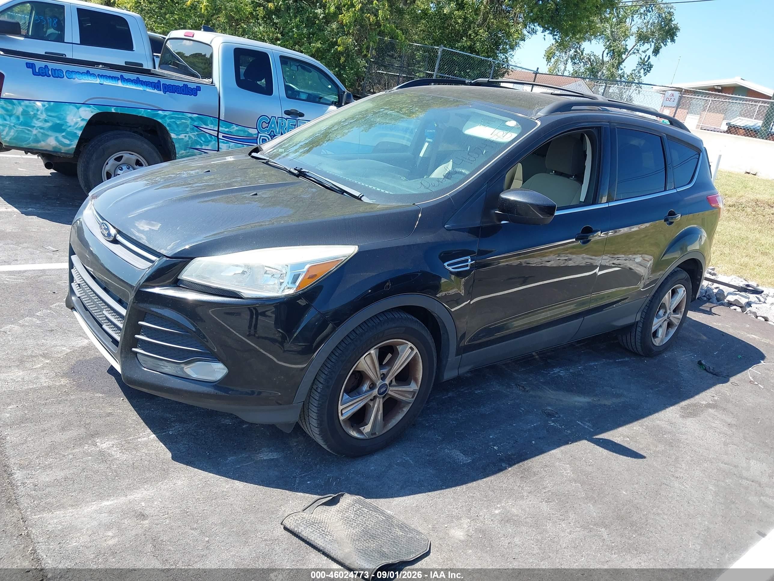 2015 Ford Escape Se Black vin: 1FMCU0GX2FUB33537