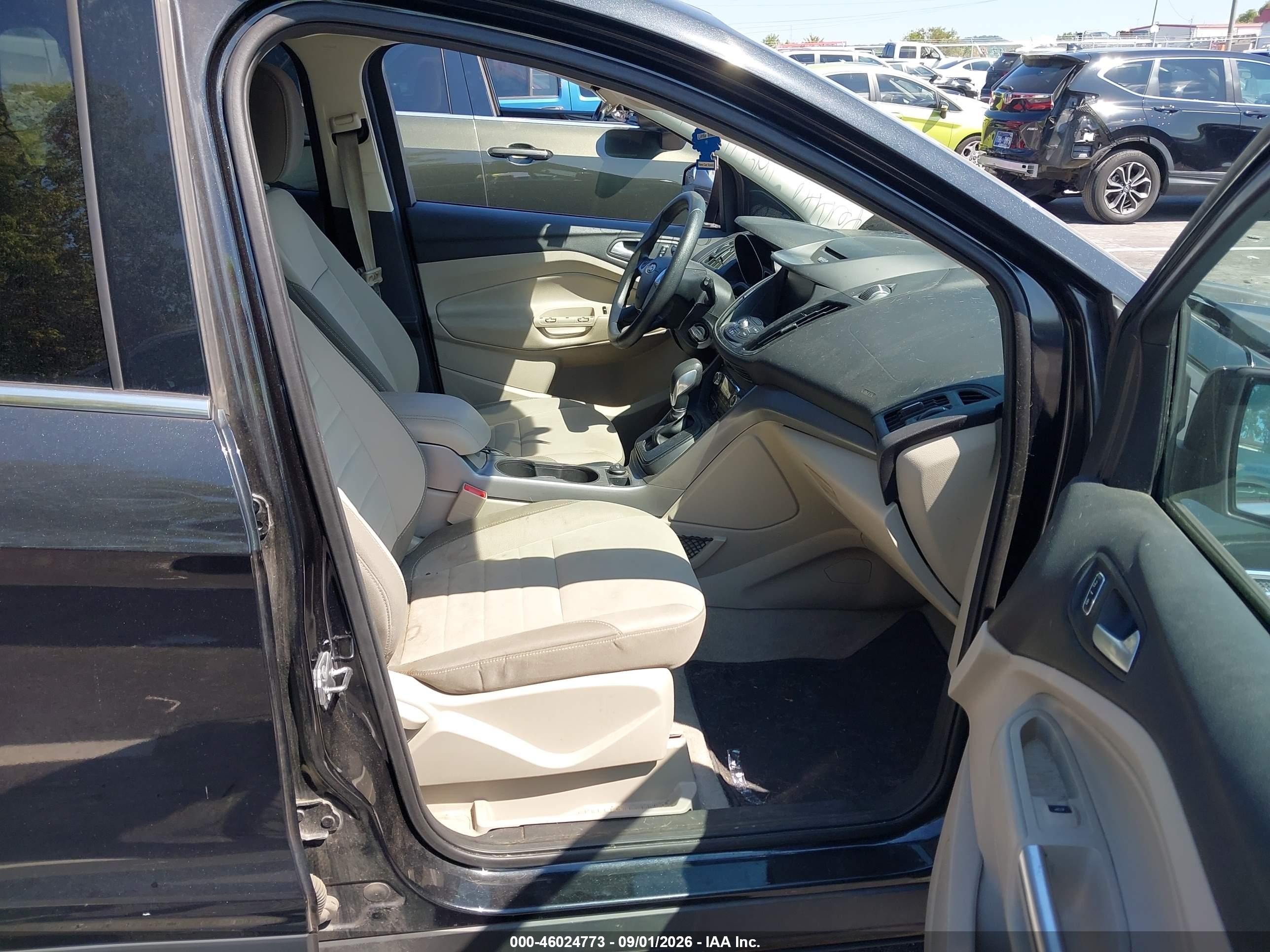 2015 Ford Escape Se Black vin: 1FMCU0GX2FUB33537