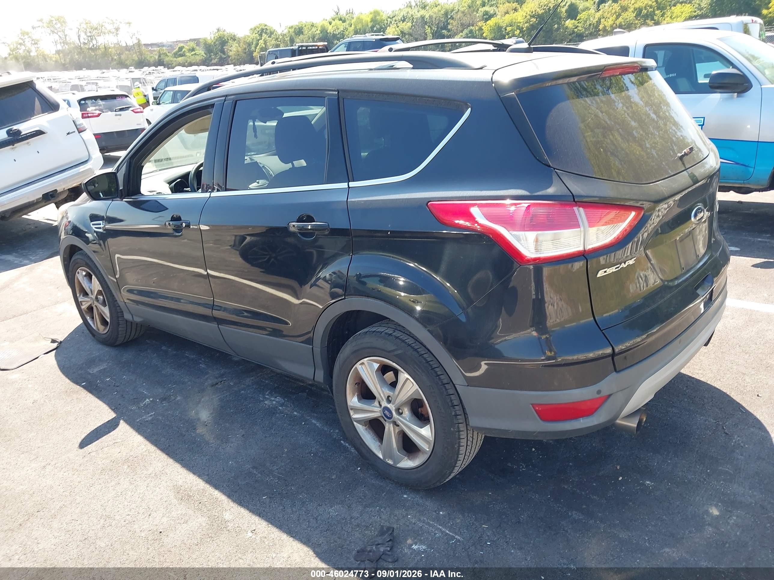 2015 Ford Escape Se Black vin: 1FMCU0GX2FUB33537