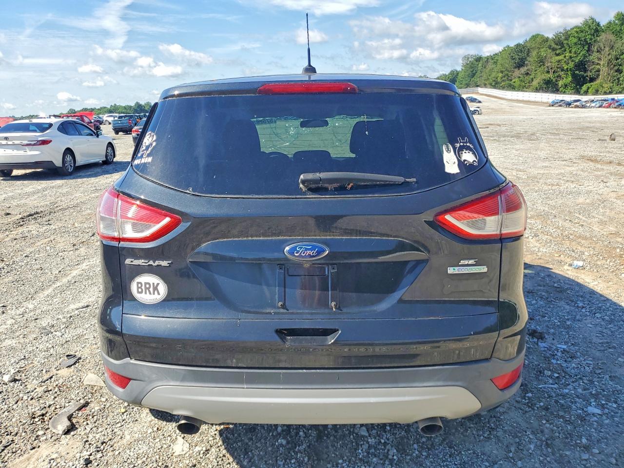 2015 Ford Escape Se Black vin: 1FMCU0GX2FUB71222
