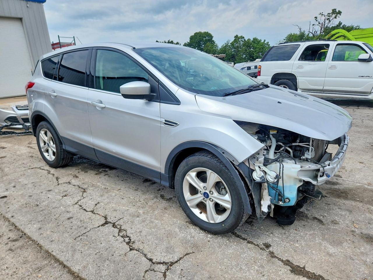 2015 Ford Escape Se Silver vin: 1FMCU0GX2FUB92328