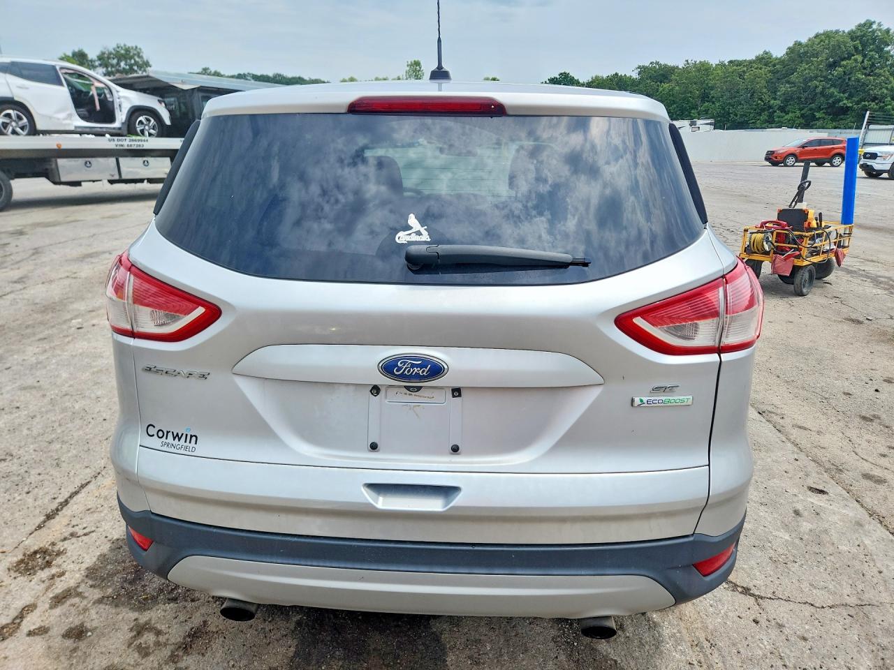 2015 Ford Escape Se Silver vin: 1FMCU0GX2FUB92328