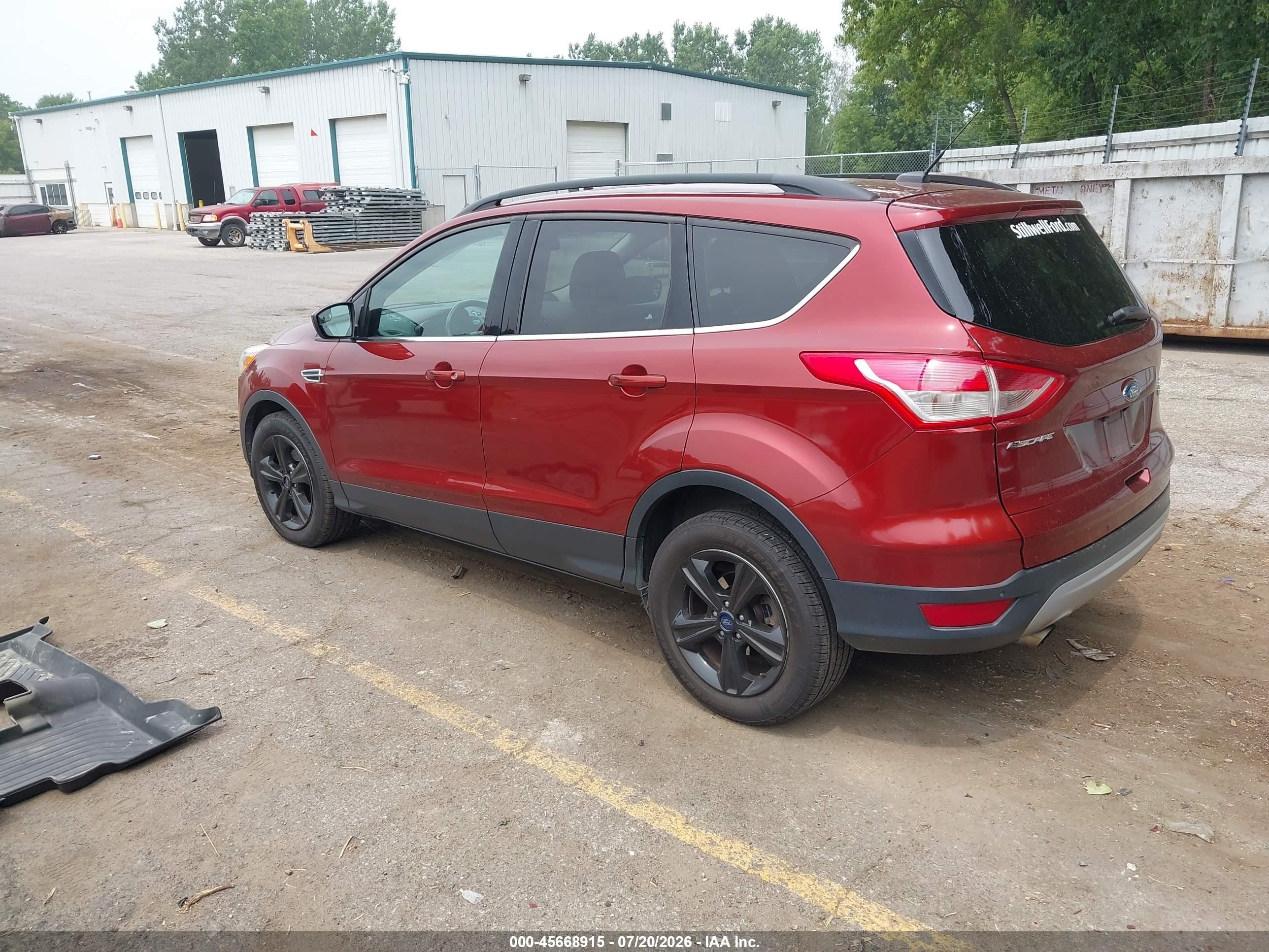 2015 Ford Escape Se Orange vin: 1FMCU0GX2FUB92913