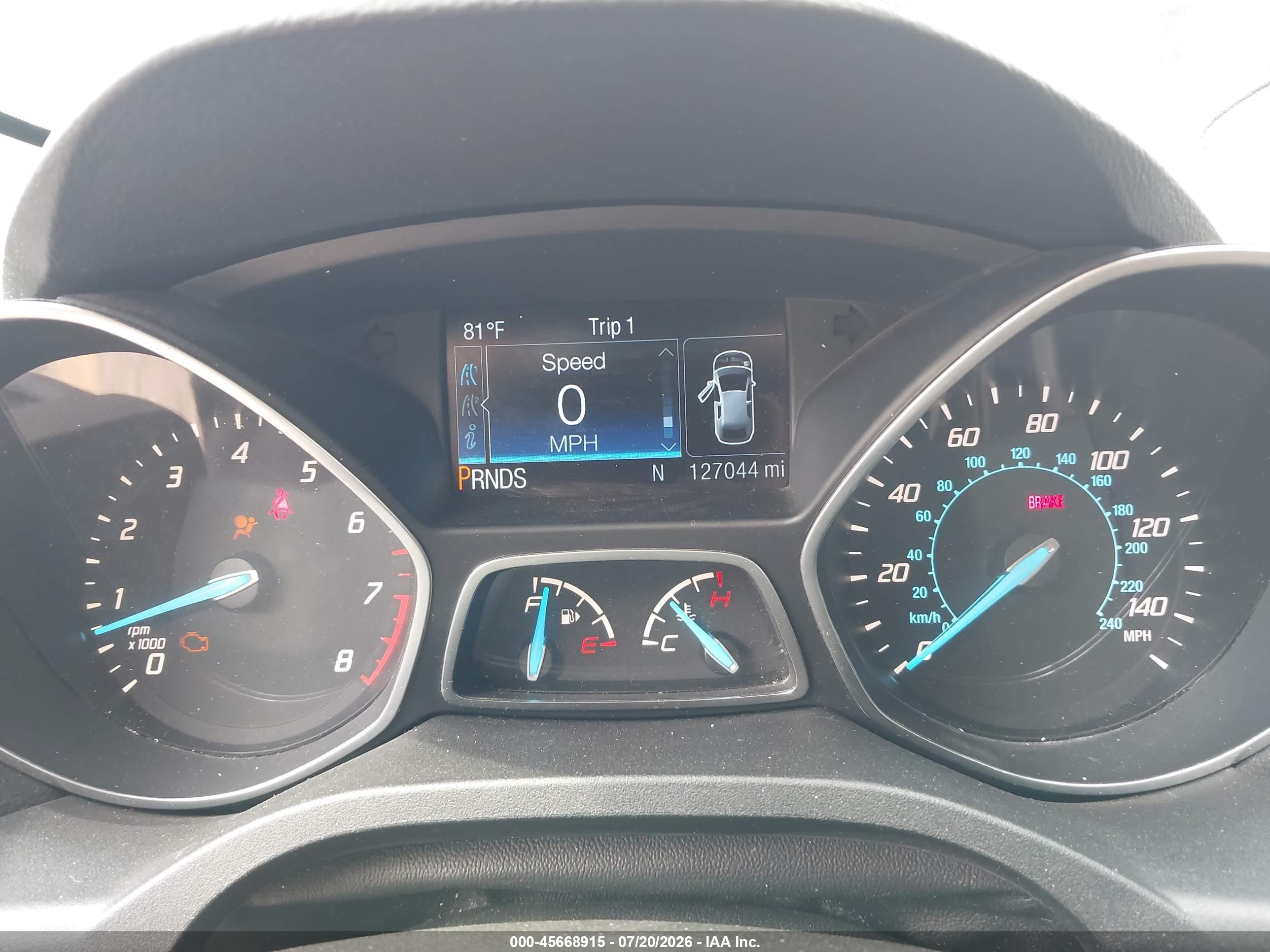 2015 Ford Escape Se Orange vin: 1FMCU0GX2FUB92913
