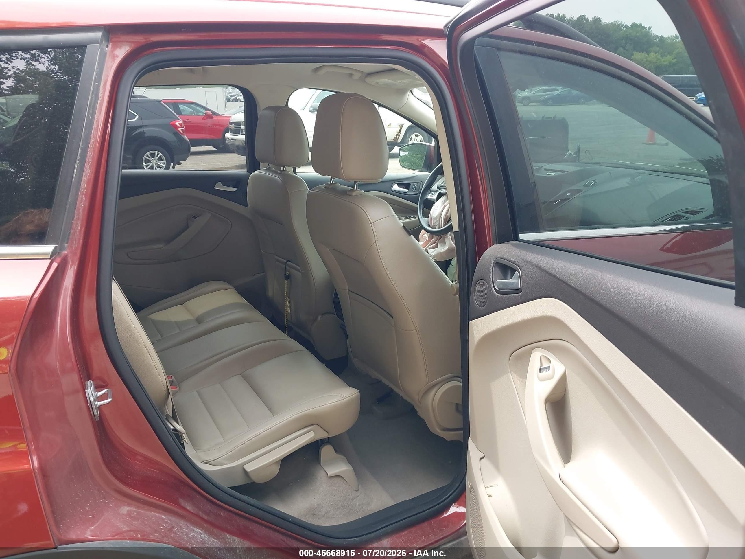 2015 Ford Escape Se Orange vin: 1FMCU0GX2FUB92913