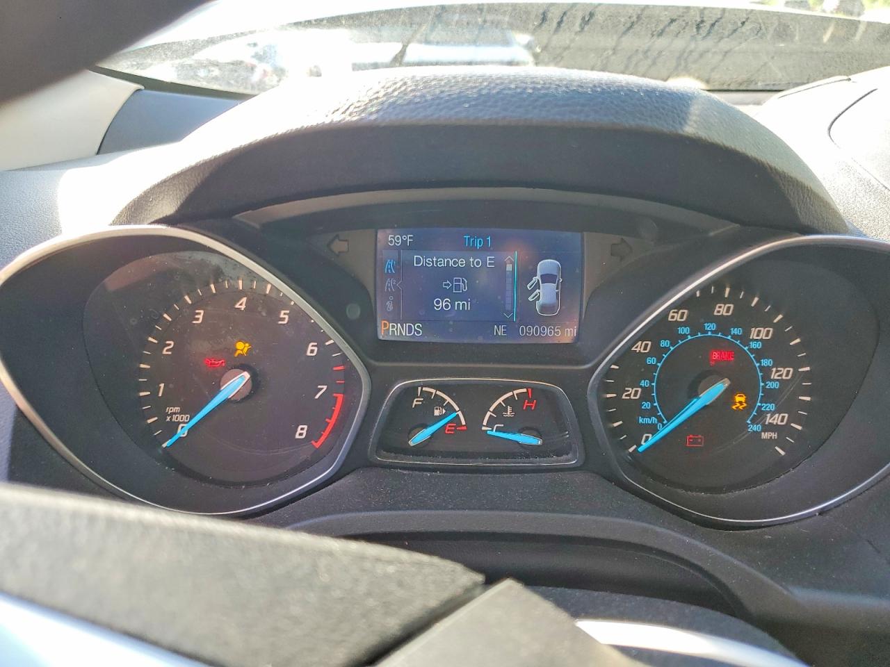 2015 Ford Escape Se Black vin: 1FMCU0GX2FUC19608