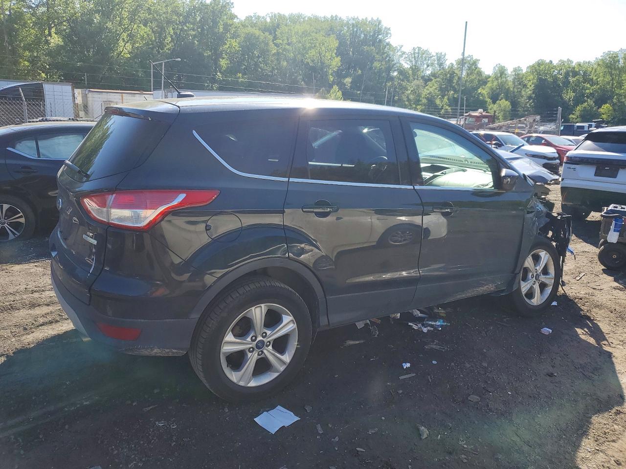 2015 Ford Escape Se Black vin: 1FMCU0GX2FUC19608