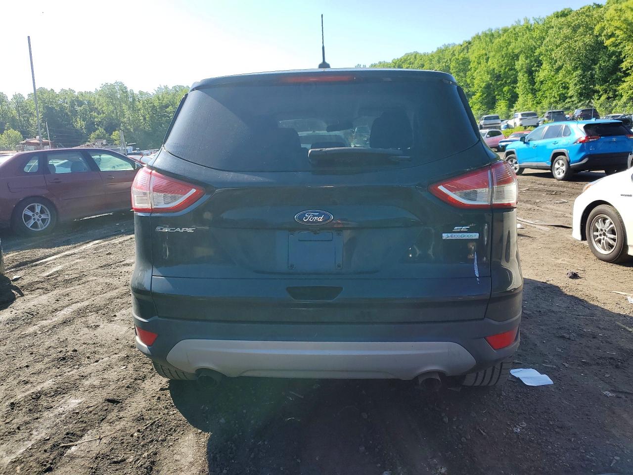 2015 Ford Escape Se Black vin: 1FMCU0GX2FUC19608