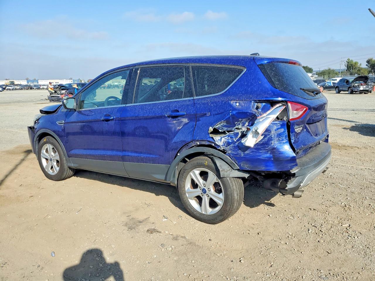 2015 Ford Escape Se Blue vin: 1FMCU0GX2FUC57100