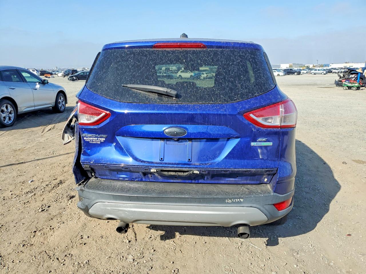 2015 Ford Escape Se Blue vin: 1FMCU0GX2FUC57100