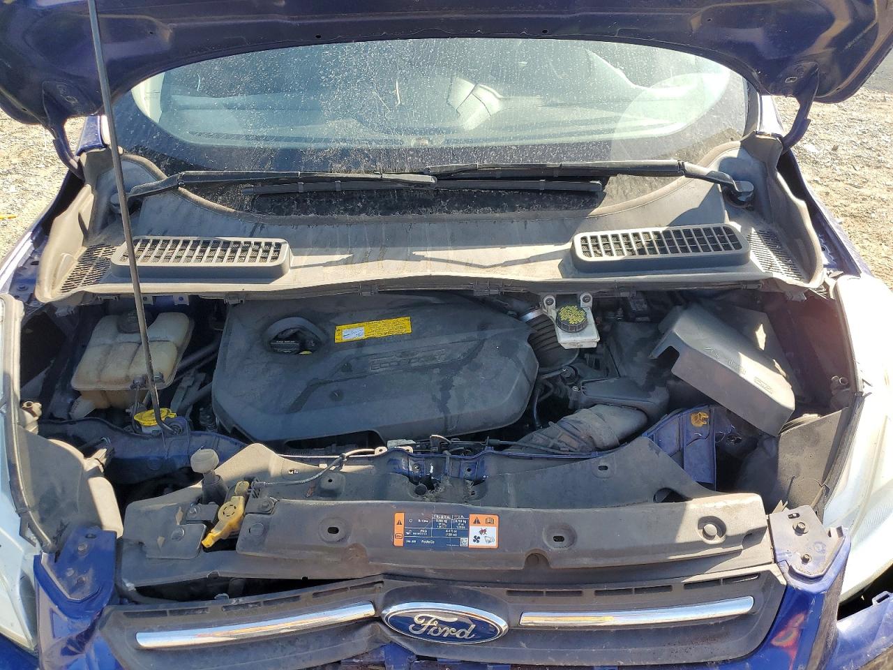 2015 Ford Escape Se Blue vin: 1FMCU0GX2FUC57100