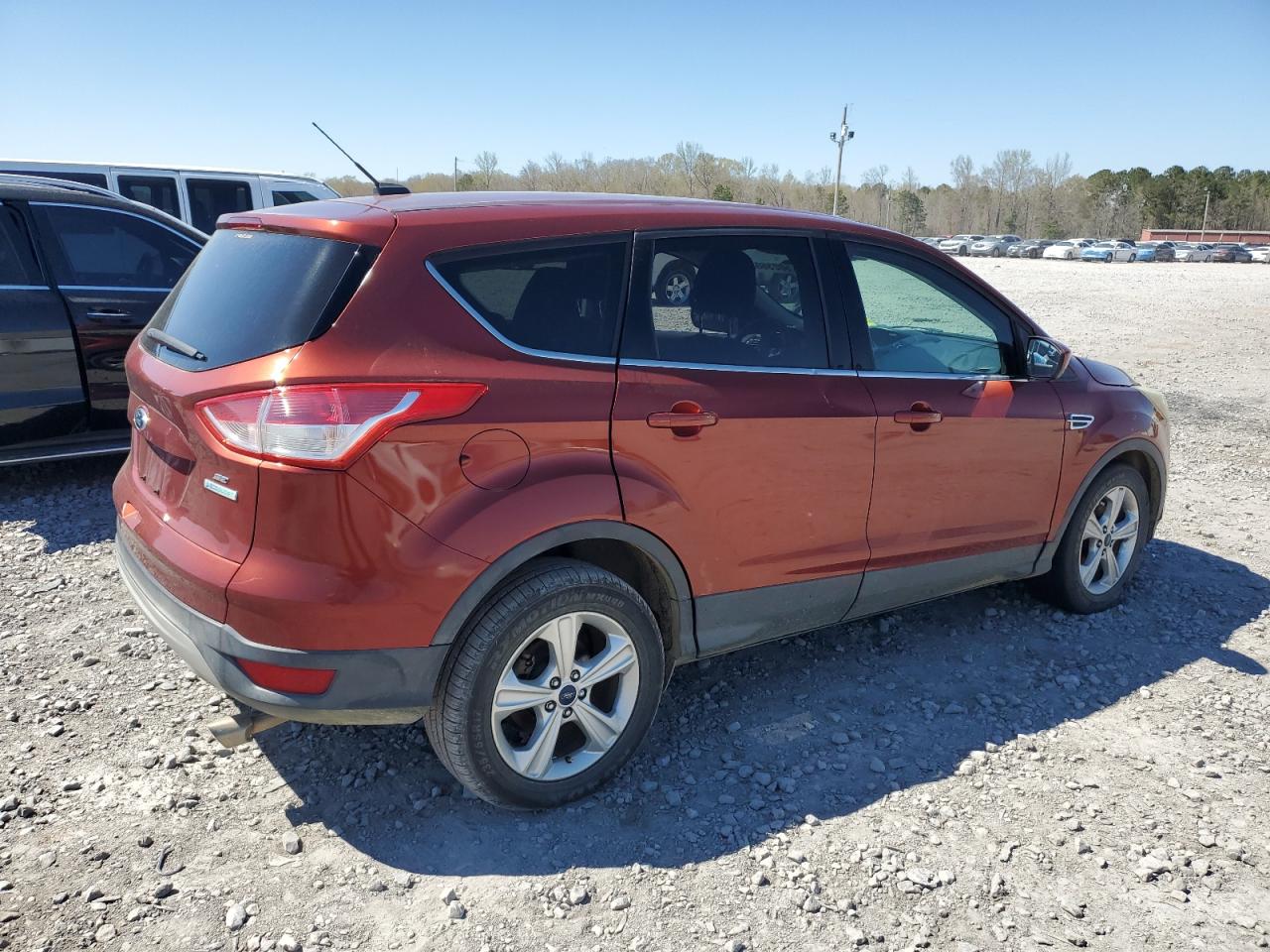 2015 Ford Escape Se Orange vin: 1FMCU0GX2FUC73524